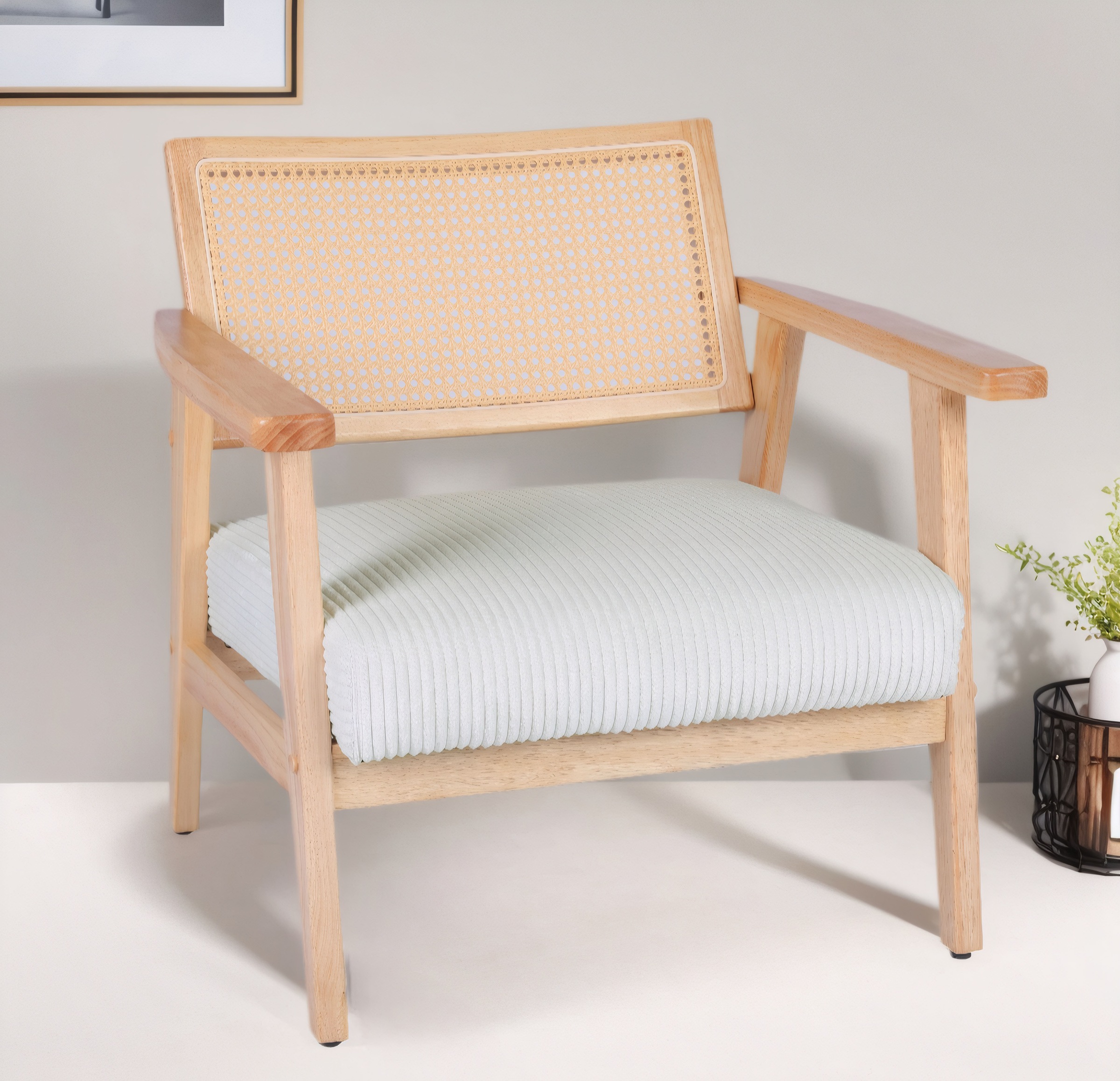 Home affaire Loungesessel »VILLAINE«, Einzelsessel, Rattan-Sessel mit Wiene günstig online kaufen