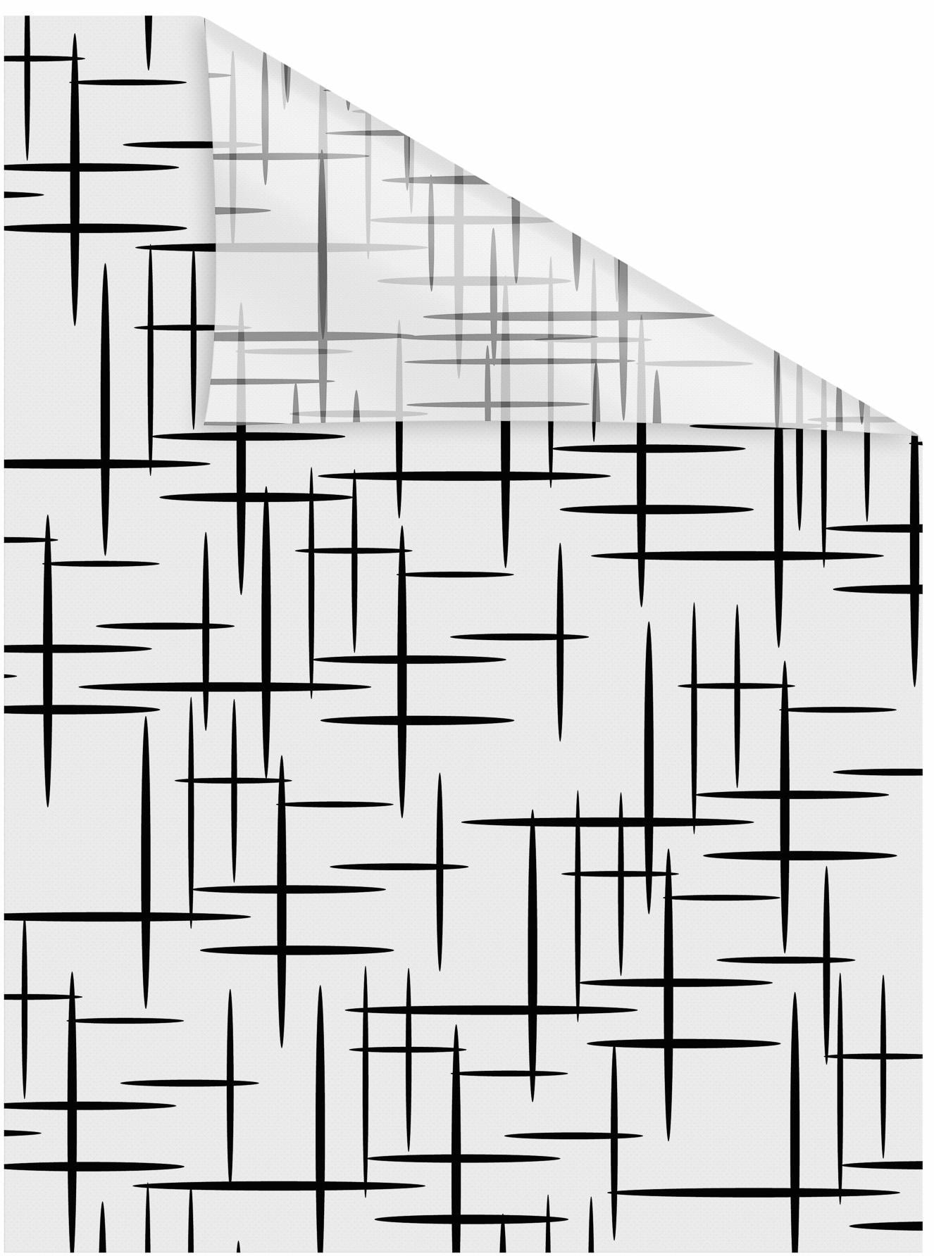 LICHTBLICK ORIGINAL Fensterfolie »Stars Schwarz« 1 Stk. blickdicht struktur günstig online kaufen