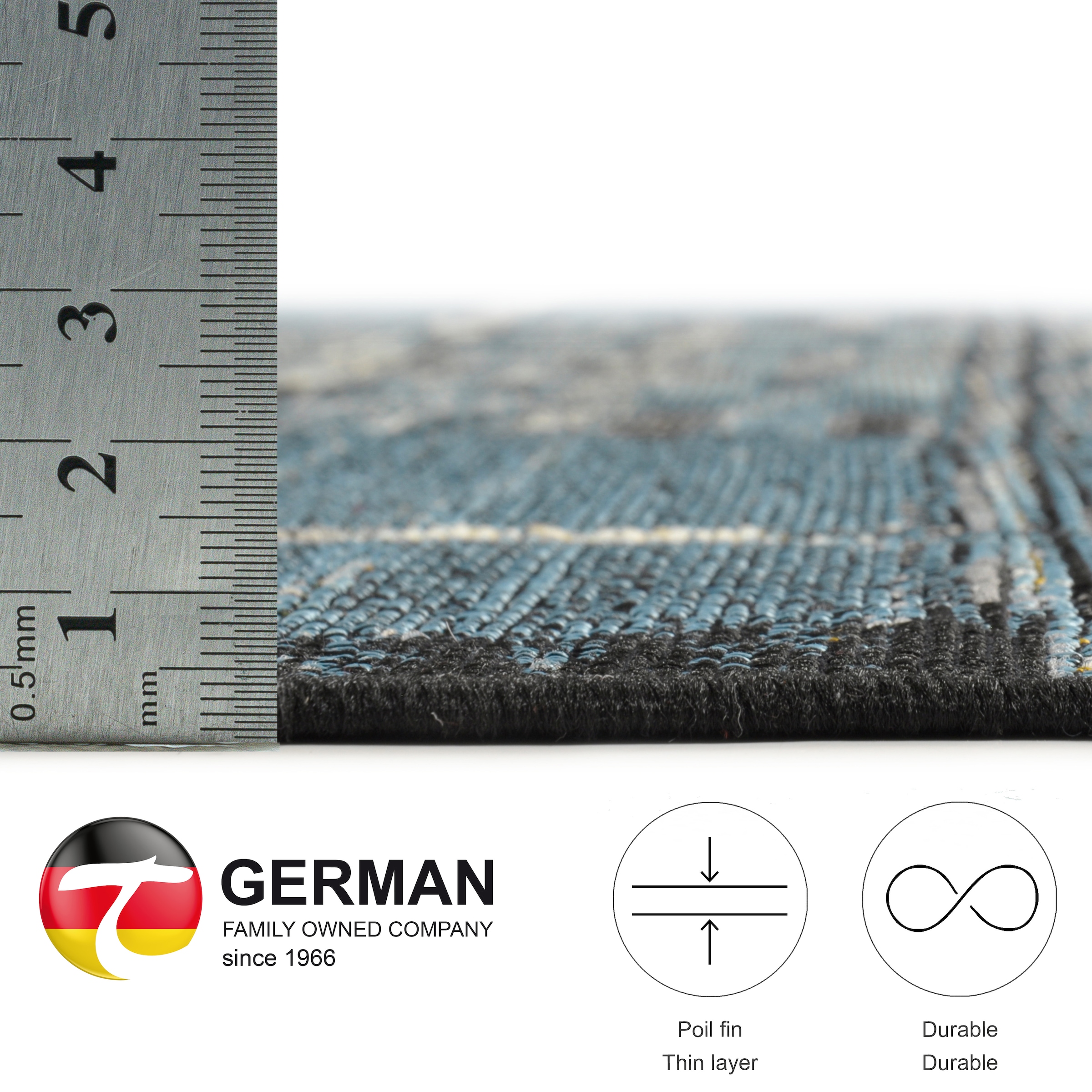 Gino Falcone Teppich »Outdoor-Africa 38«, rechteckig, 5 mm Höhe, Flachgewebe, Ethno Style, In- und Outdoor geeignet