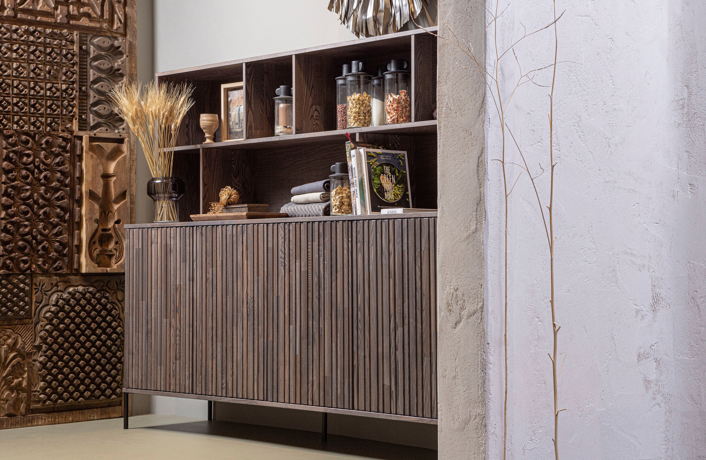 WOOOD Buffet "New Gravure", mit viel Stauraum, Breite 200 cm günstig online kaufen