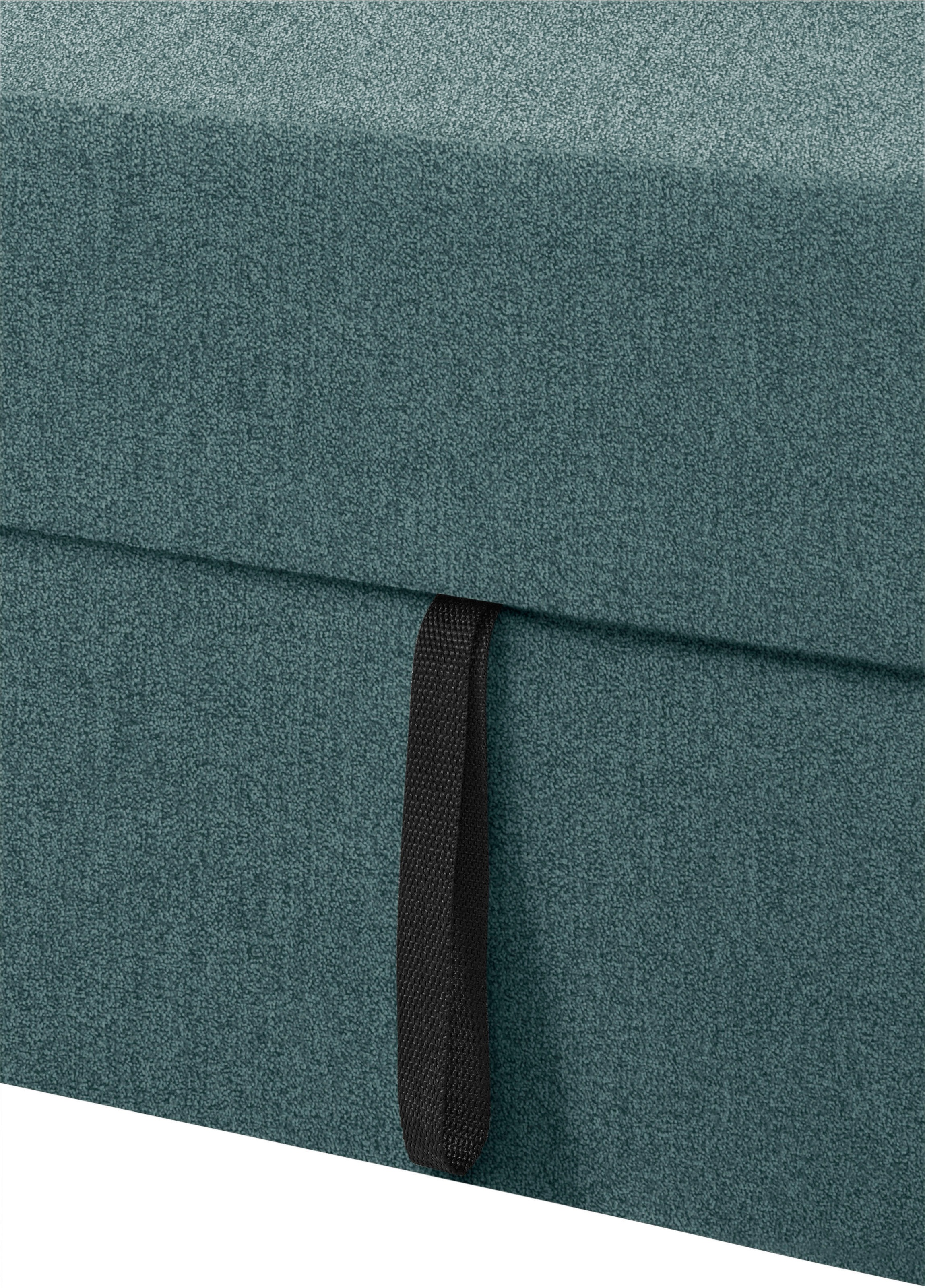 DOMO collection Wohnlandschaft »Sarafina, zeitlos und komfortabel, optional mit Federkern, U-Form«, wahlweise mit Bettfunktion