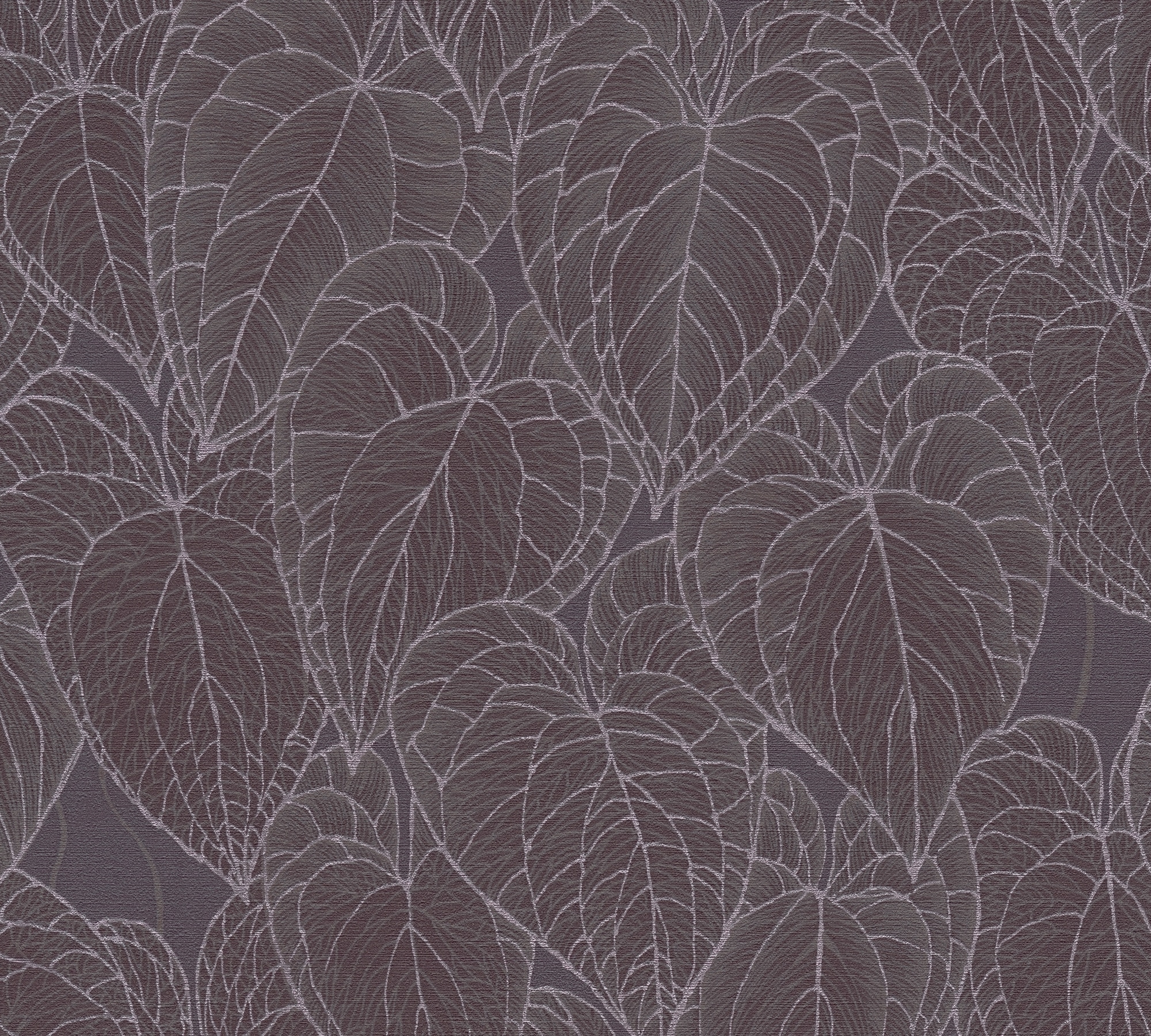 living walls Vliestapete »Tropen-Tapete - Blättermuster modern glänzend« leicht glänzend strukturiert Elegante Vliestapete mit tropischem Blättermuster