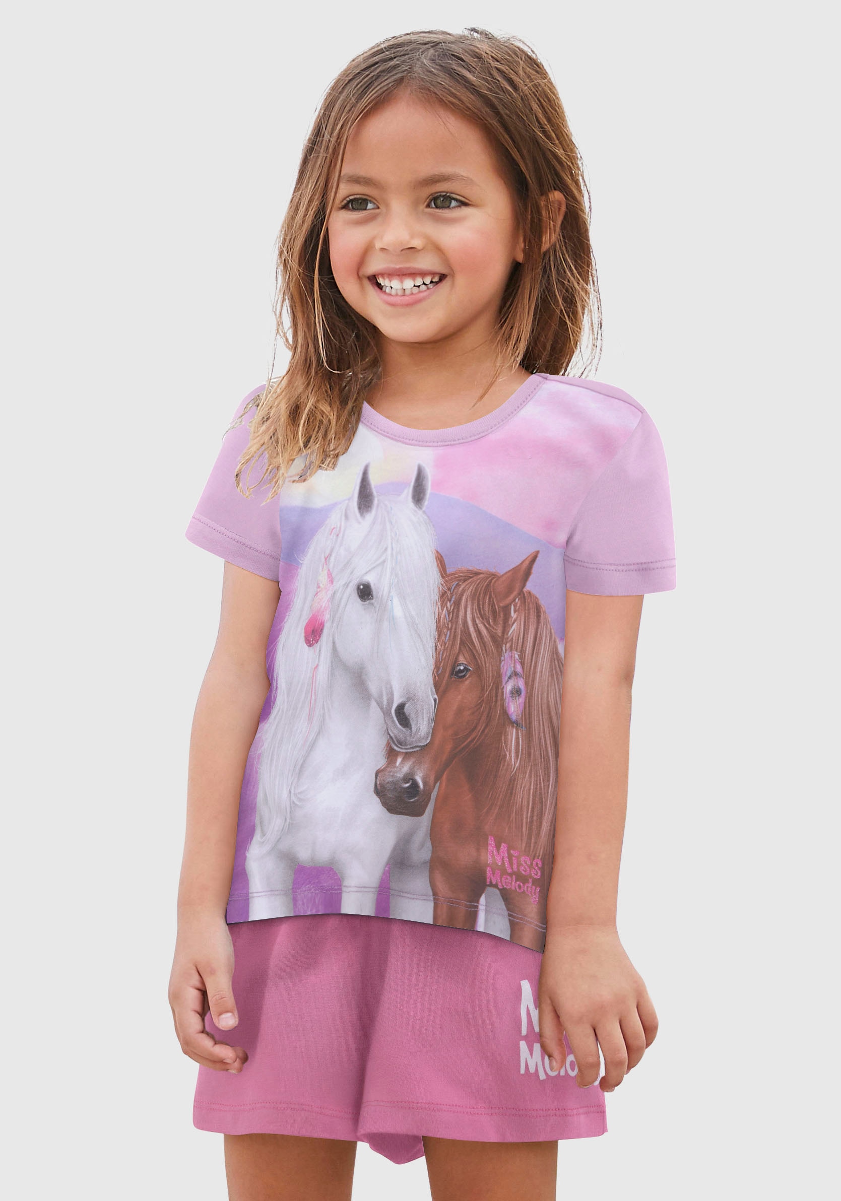 %Sale jetzt Pferdemotiv Miss Melody T-Shirt, mit schönem im