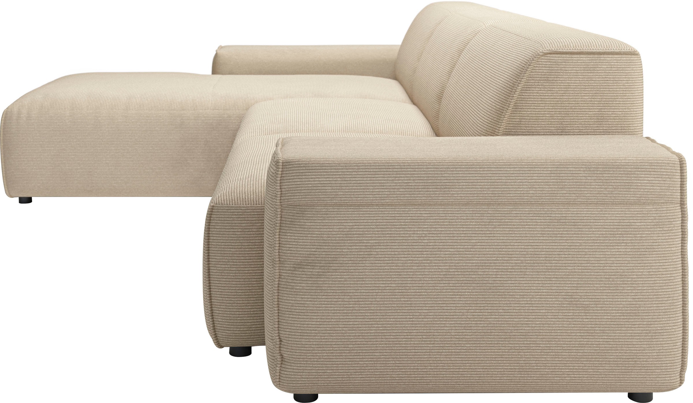 andas Ecksofa »Glimminge auch in Breitcord, Feincord, Bouclé + Easy care-Bezug«, L-Form, Breite 294, Zierkissen
