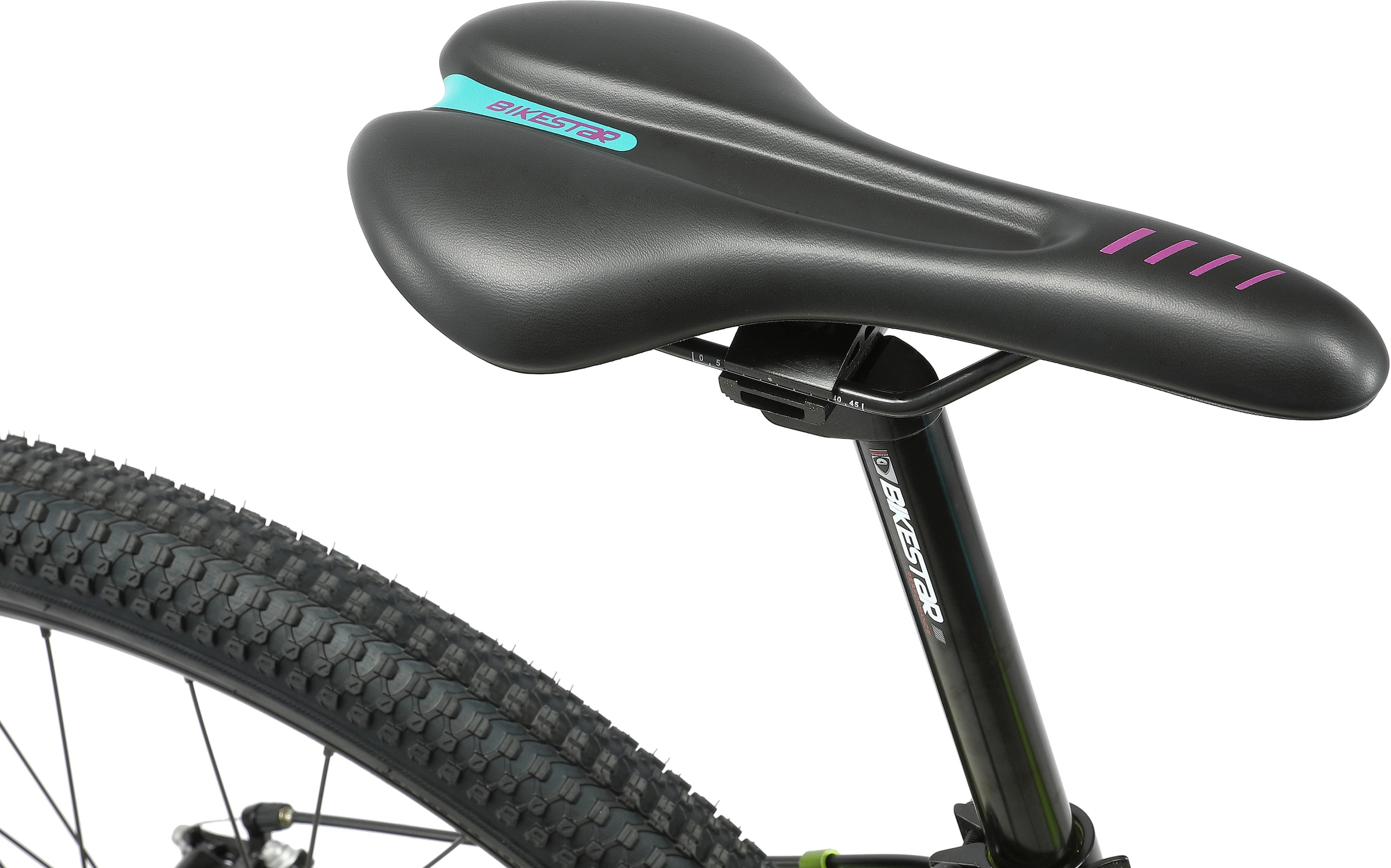 Bikestar Mountainbike, 21 Gang, Shimano, RD-TY300 Schaltwerk, Kettenschaltung, für Damen und Herren, Kettenschaltung
