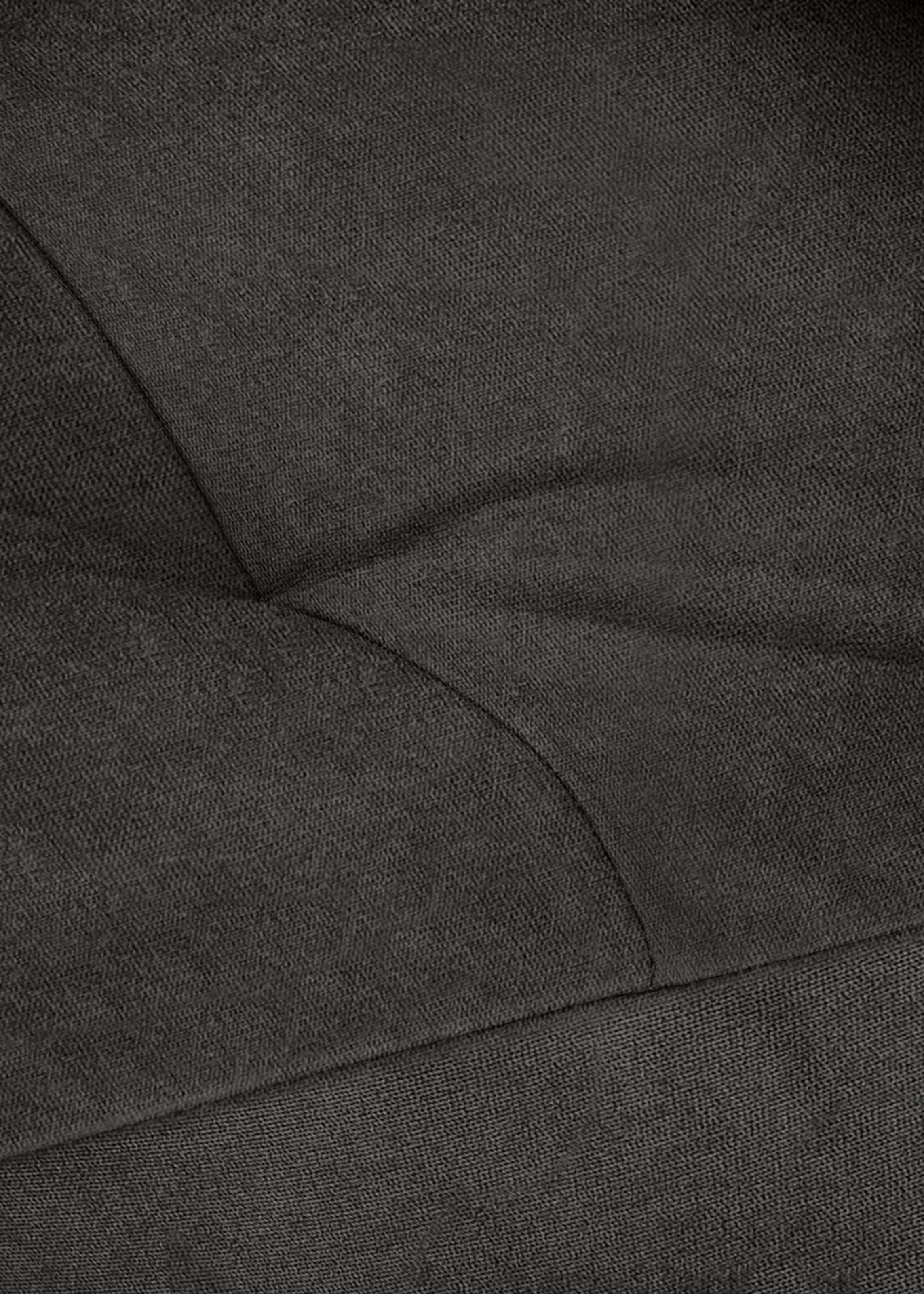 W.SCHILLIG Chaiselongue »softy«, mit dekorativer Heftung im Sitz, Füße schwarz pulverbeschichtet