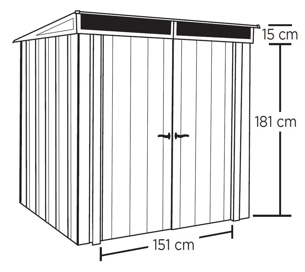 6. Bild von SPACEMAKER Gerätehaus, Metall