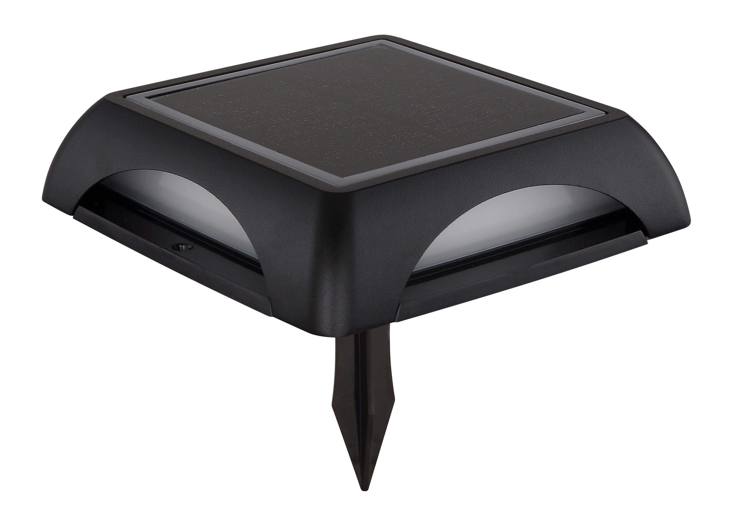 GLOBO LIGHTING LED Solarleuchte »SOLARLEUCHTE ALUMINIUM DRUCKGUSS SCHWARZ MATT, 1XL«, Leuchtmittel LED-Modul | LED fest integriert, Solar/IP65/Erdspitz oder Wandmontage/Garten/Terrasse