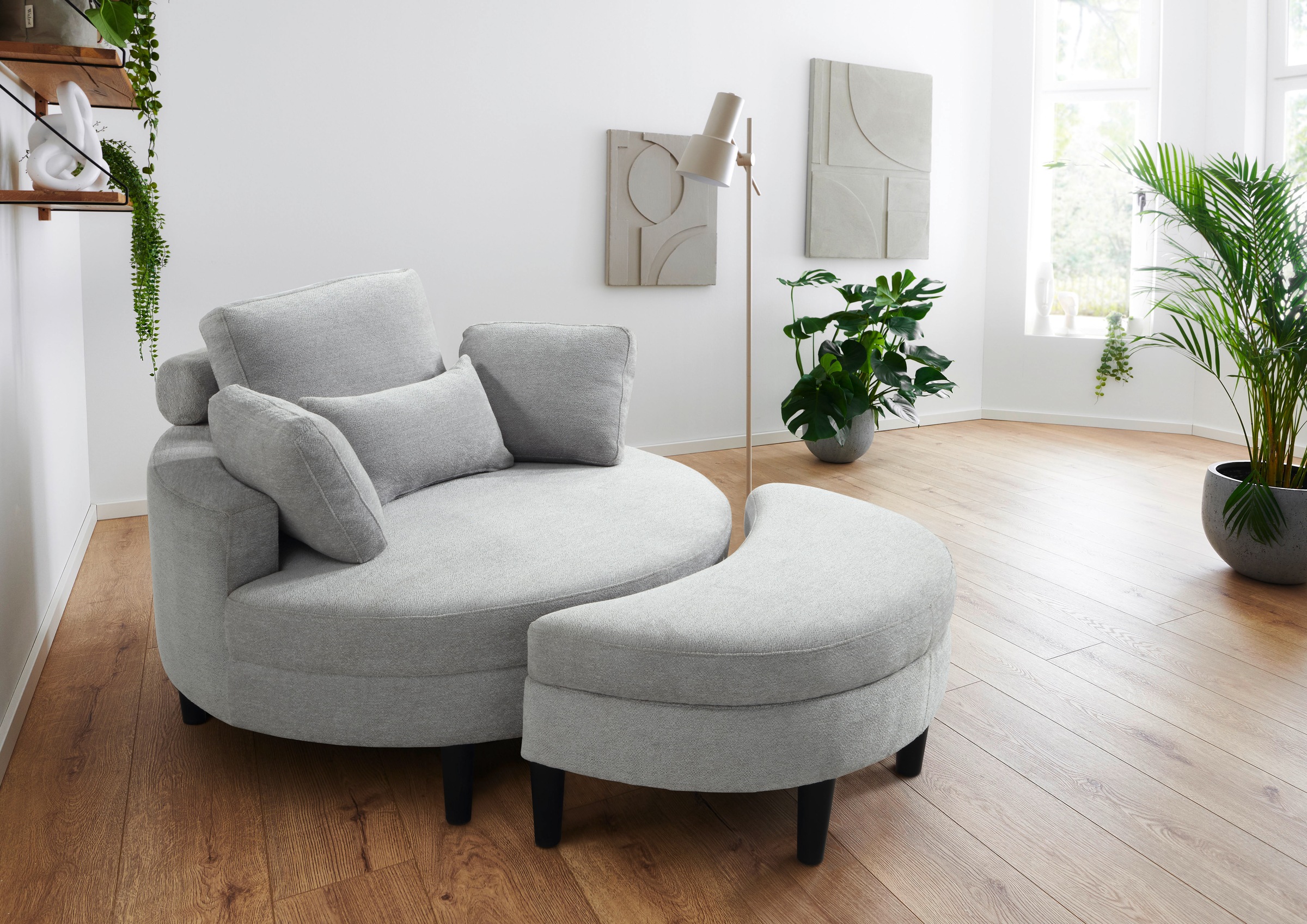 ATLANTIC home collection Loveseat »Ravi, B: 114 cm« XXL- Sessel, mit Staura günstig online kaufen