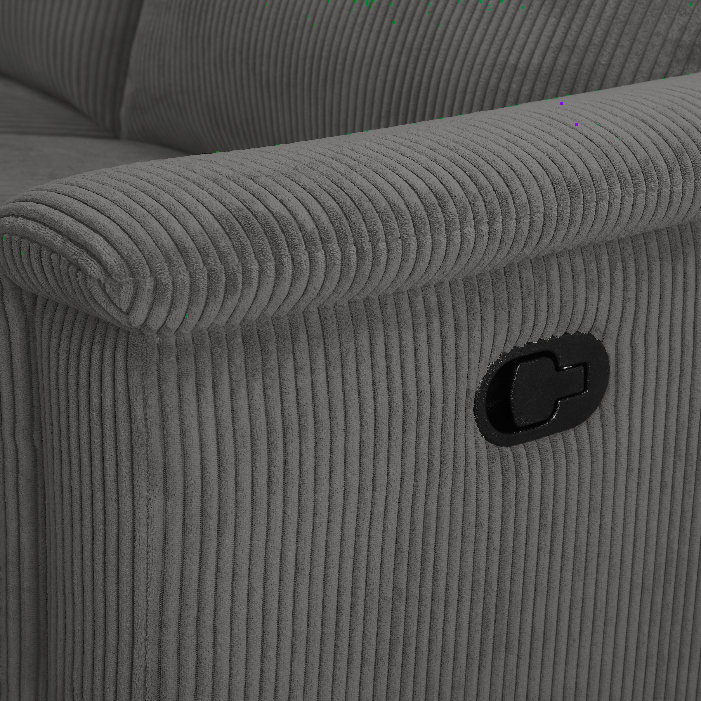 OTTO home Ecksofa »LUND Cord, L-Form, 261 cm, man. o. elektr. Relaxfunktion (mit USB-A)« mit USB A-Anschluss bei elektrischer Variante und Kopfteilverstellung