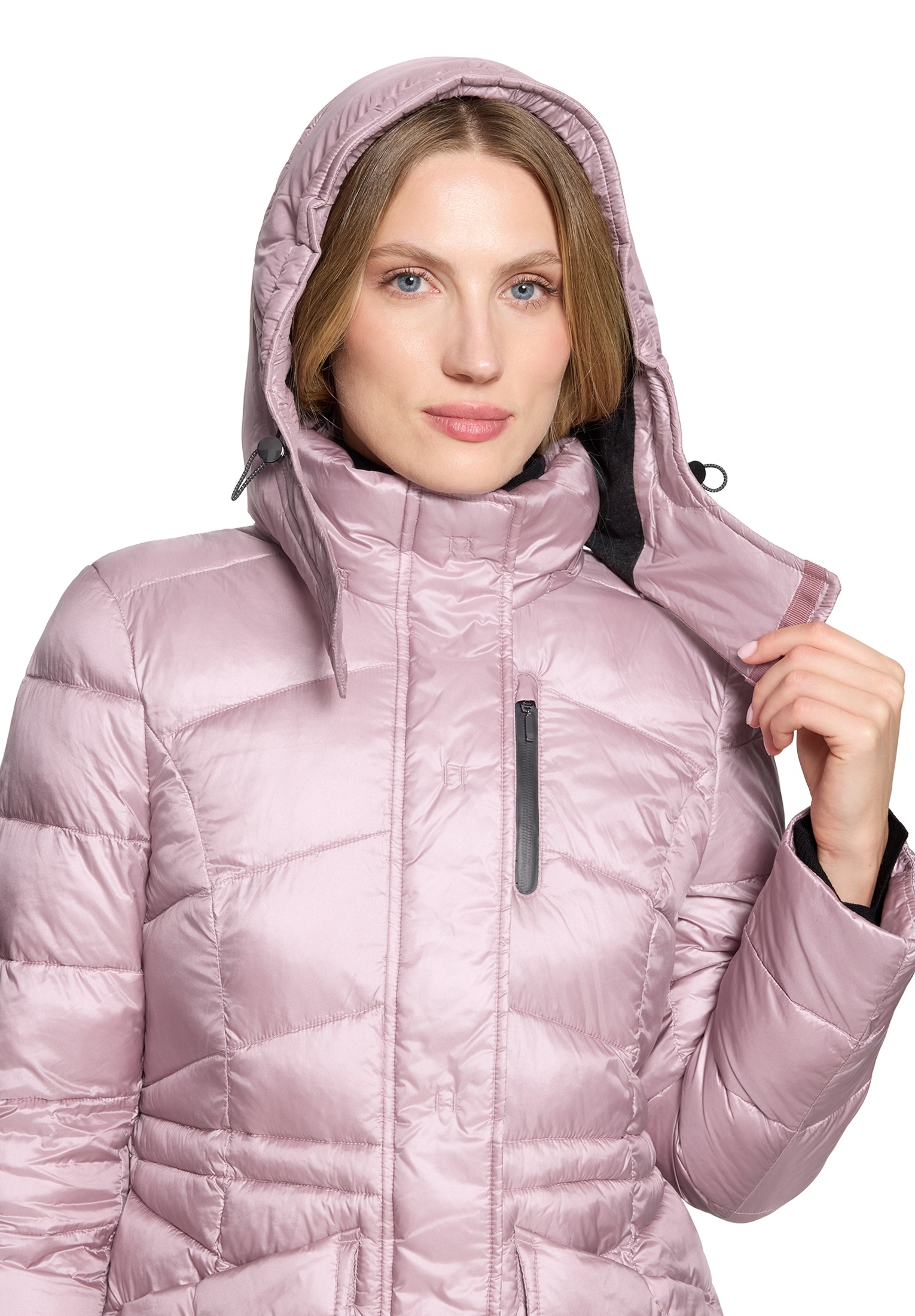 Gil Bret Steppjacke mit Kapuze mit abnehmbarer Kapuze