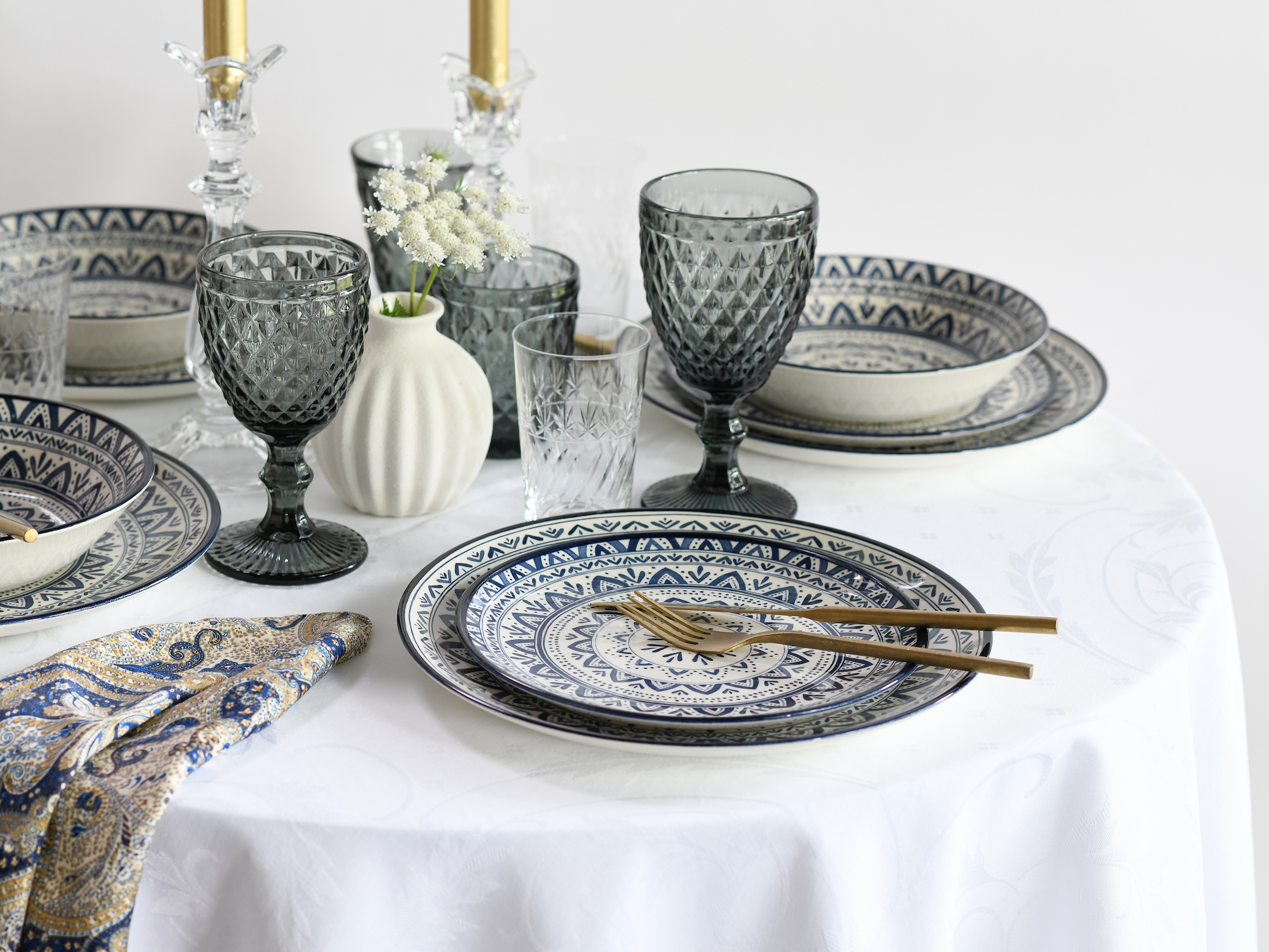 CreaTable Teller-Set »Mexico, Tellerset 18-tlg«, (Set, 18 tlg.), Traditionelle Motive