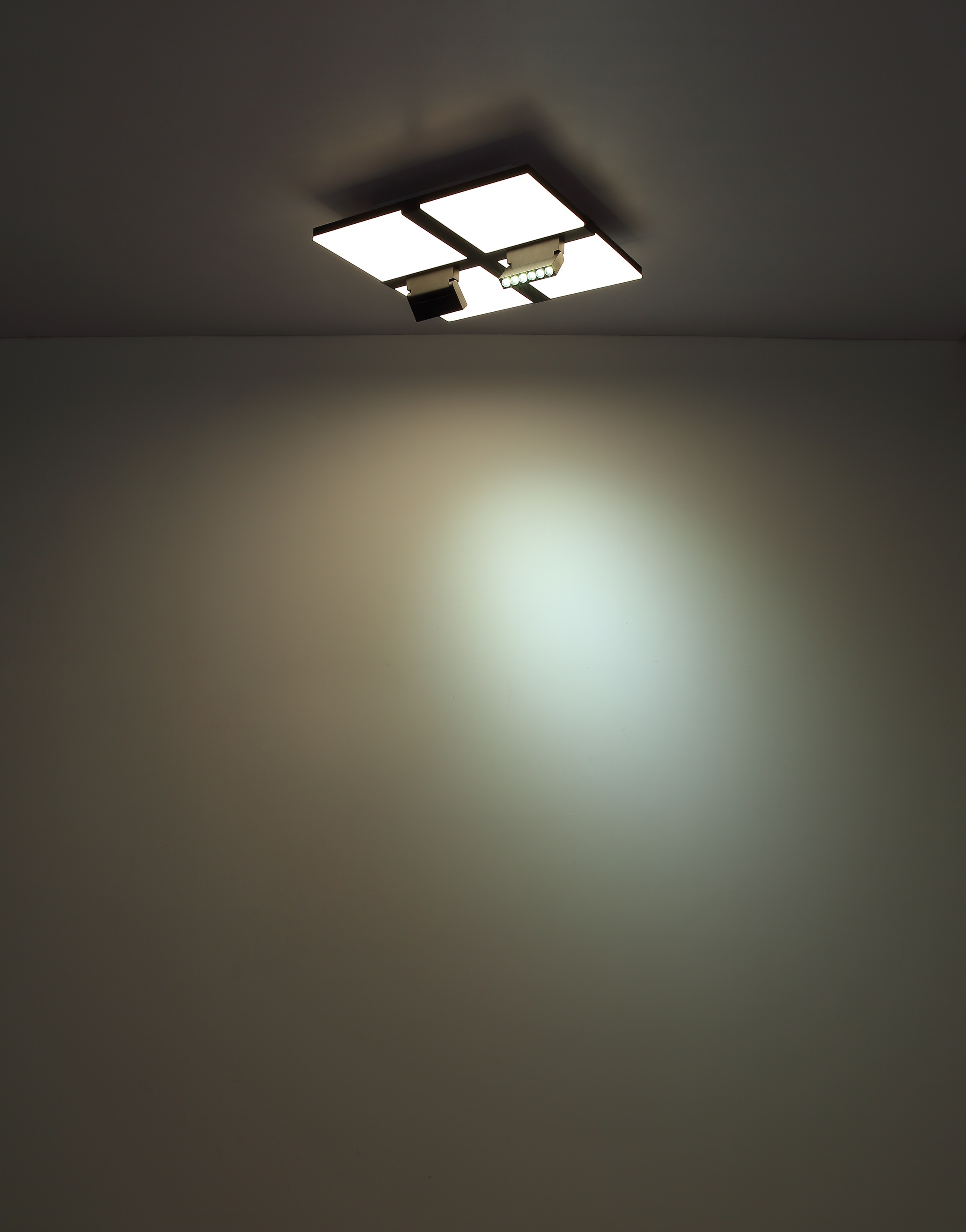 GLOBO LIGHTING LED Deckenleuchte »VILLSI« LED-Modul 1 Stk. Deckenlampe/rund/Wohnzimmer/Schlafzimmer/elegant