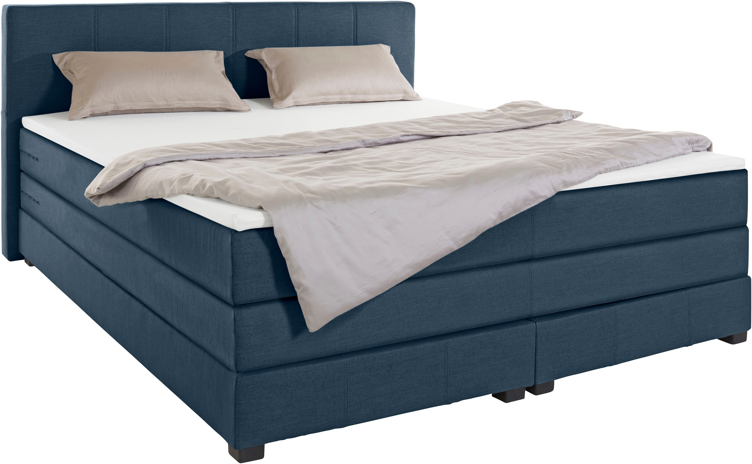 OTTO products Boxspringbett »Peetu«, Taschenfederkern-Matratze, in 4 Breite günstig online kaufen