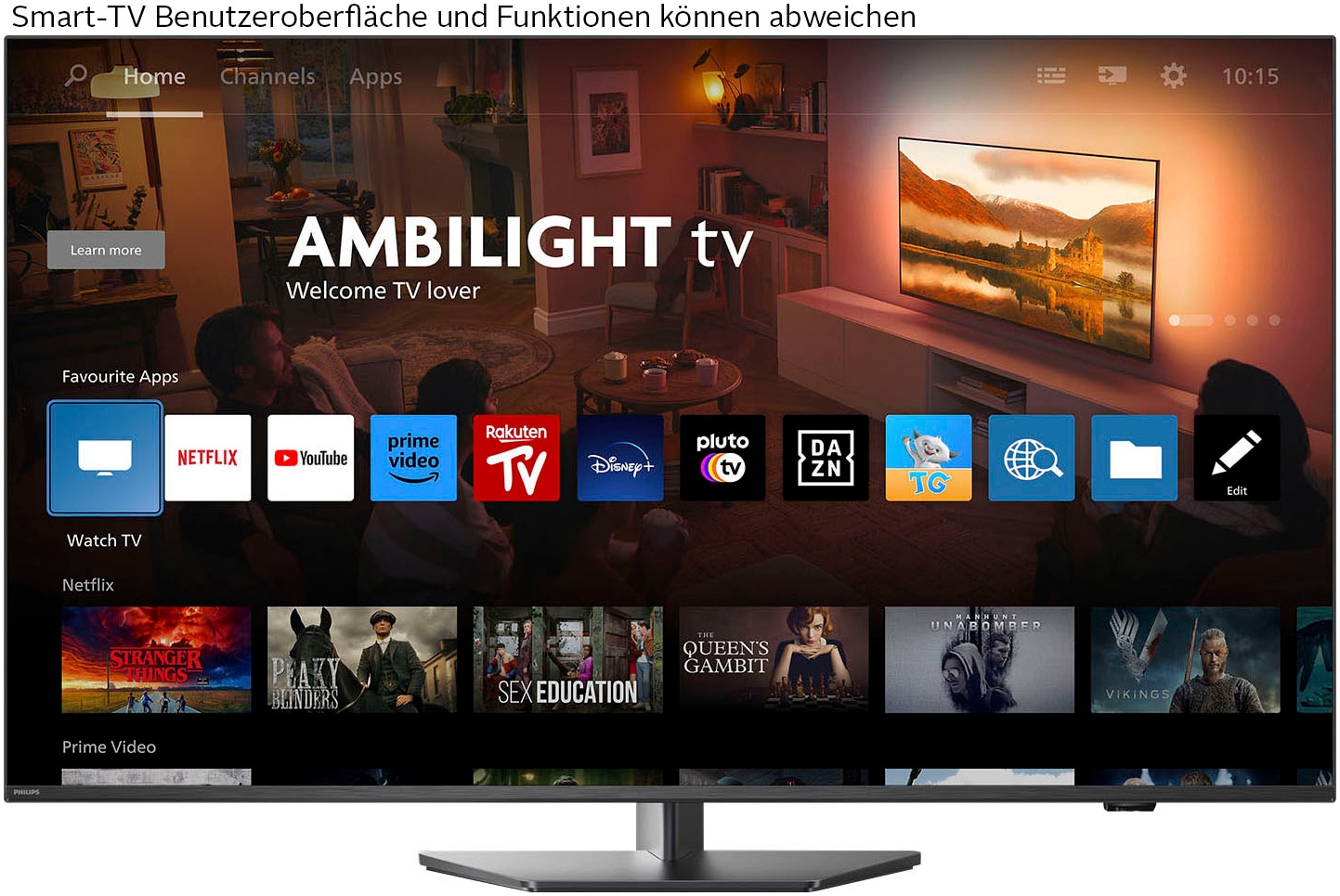 Philips LED-Fernseher »50PUS8909/12«, 4K Ultra HD, Smart-TV
