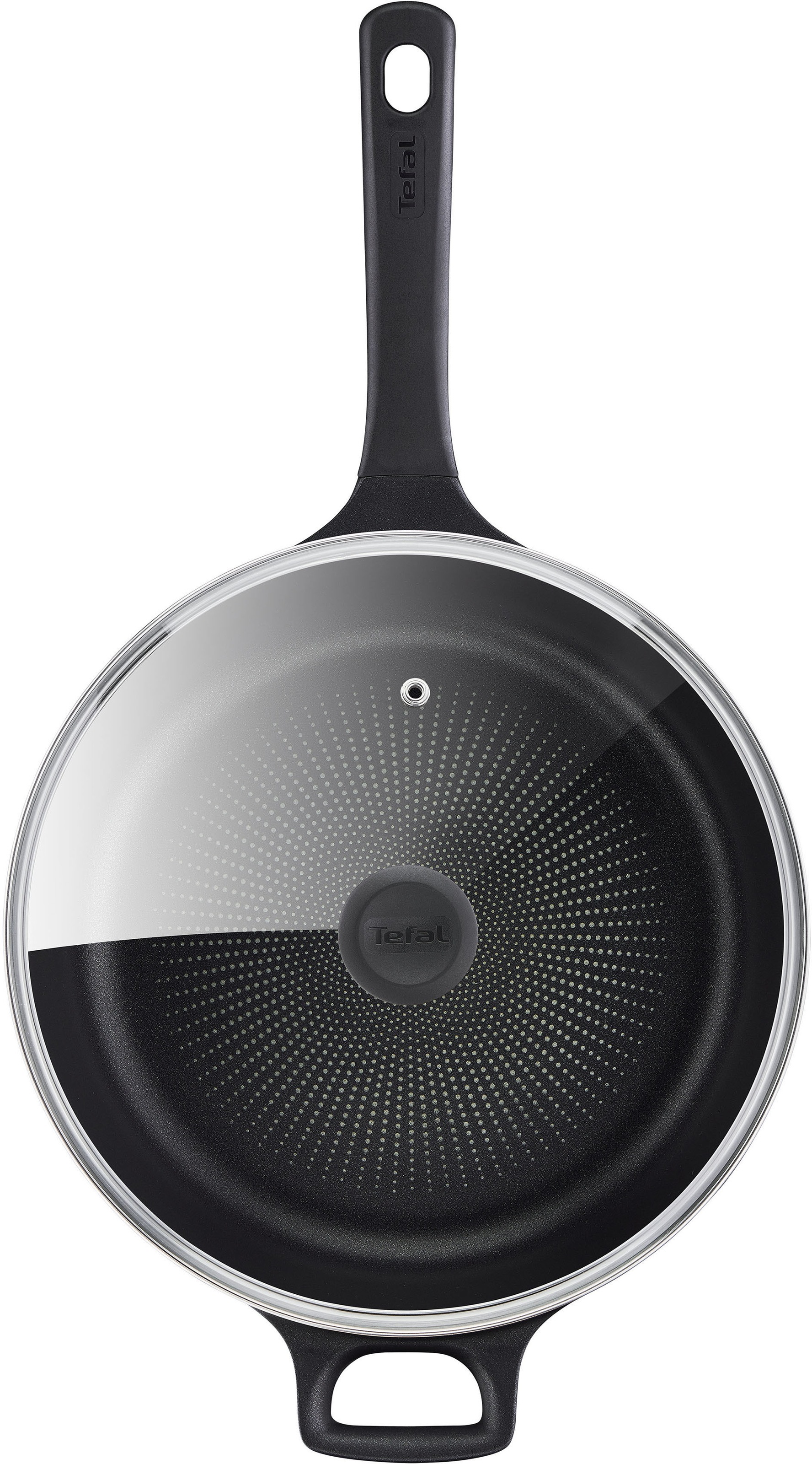 Tefal Schmorpfanne »Trattoria Pro«, Aluminiumguss, Robust, Antihaftversiegelung,Temperaturanzeiger, 28 cm, Induktion