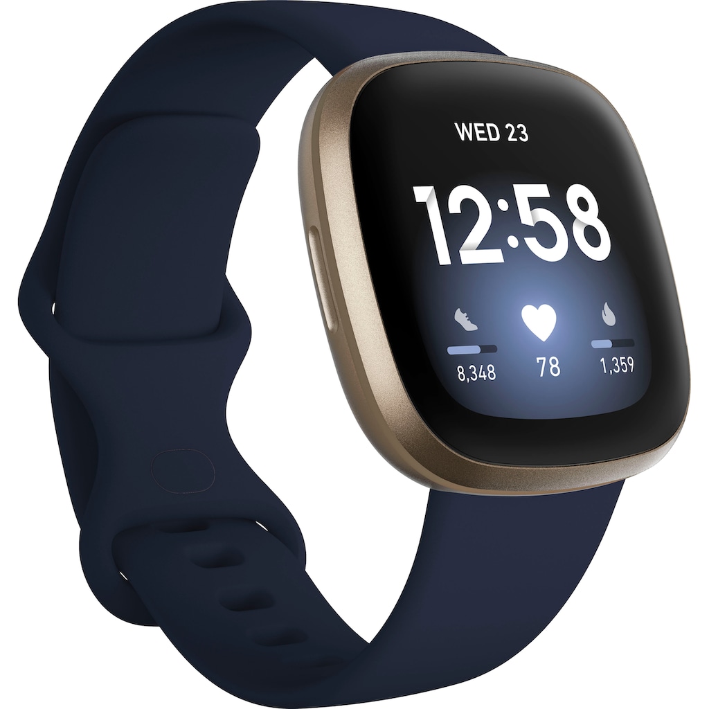 fitbit by Google Smartwatch »Versa 3«, (FitbitOS5)