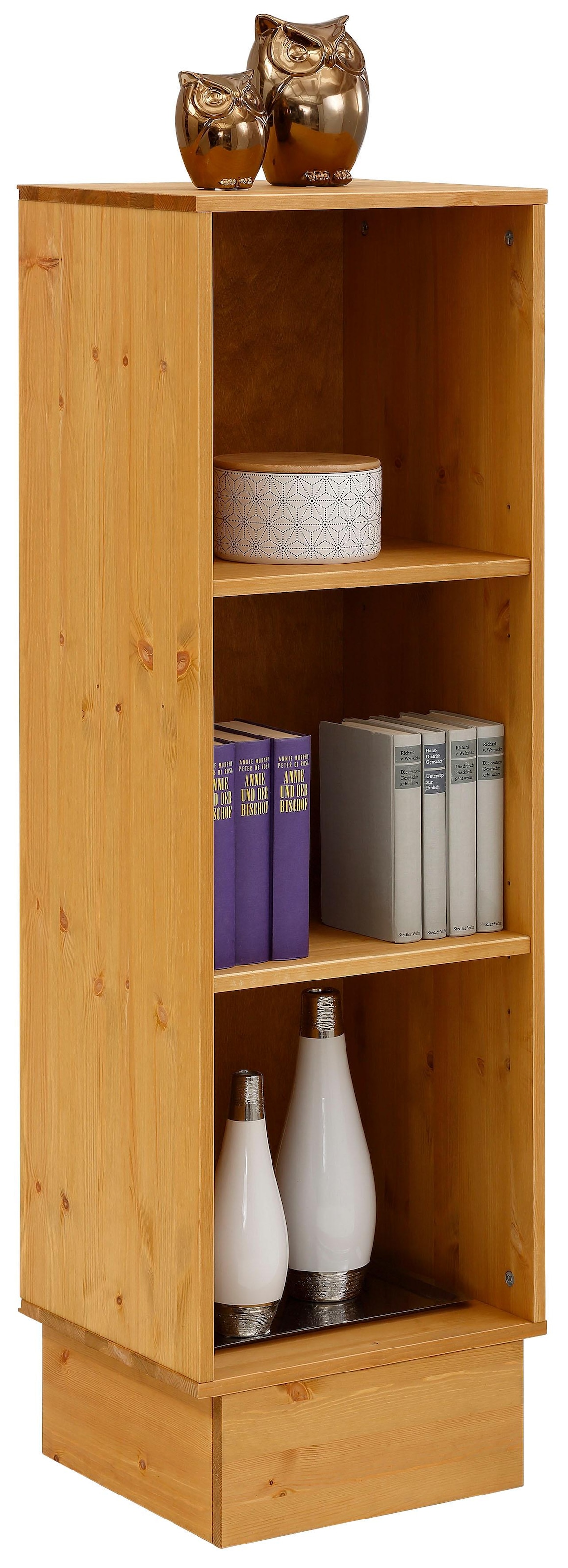 Home affaire Regal »Milan« Höhe 128 cm, Massivholz, FSC®-zertifiziert günstig online kaufen