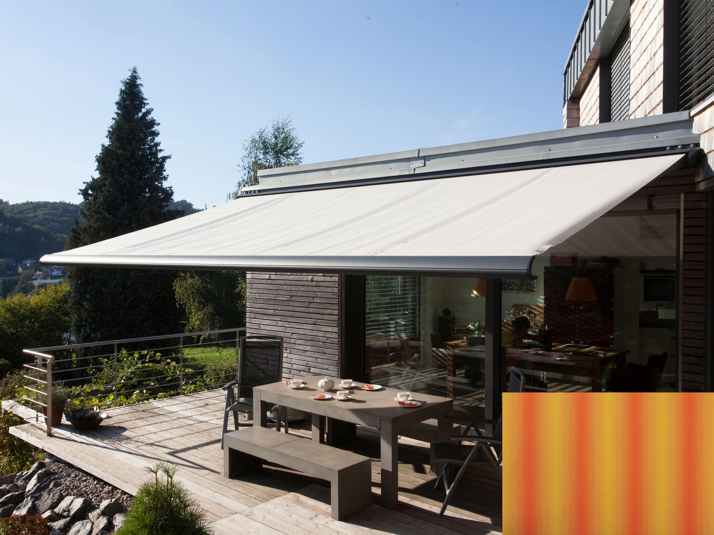 Wismar Kassettenmarkise »Classic S-Compact«, Breite: 400 cm, Ausfall: 250 cm