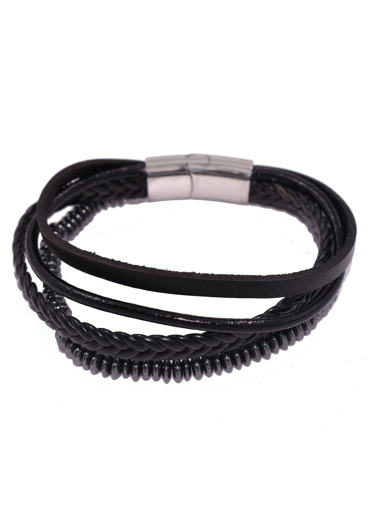 Firetti Lederarmband »Schmuck Geschenk Armschmuck Edelsteinarmband Hämatit«, Made in Germany - mit Hämatit
