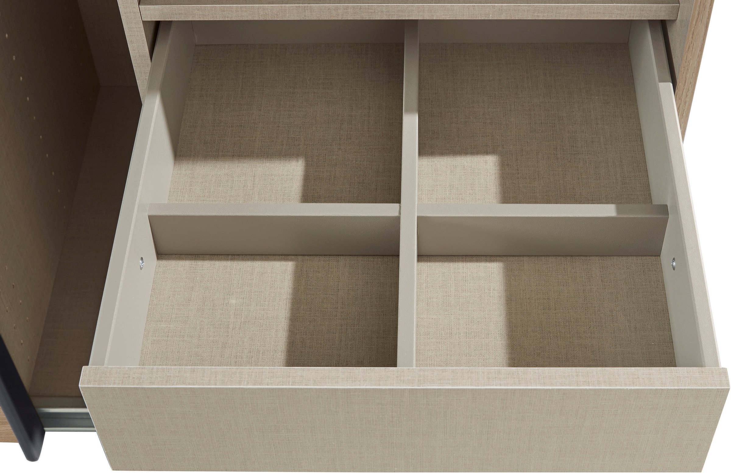 rauch Schwebetürenschrank »Kleiderschrank Schrank Garderobe TOPSELLER OTELI inkl. Inneneinteilung«, mit 3 Innenschubladen sowie zusätzlichen Einlegeböden MADE IN GERMANY