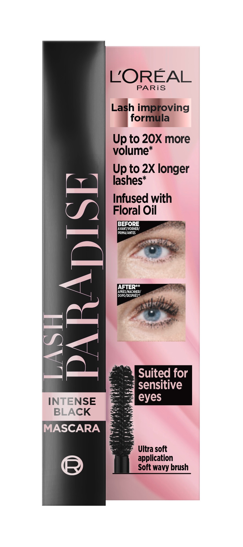 L'ORÉAL PARIS Mascara »LASH PARADISE MASCARA« mit cremiger Formel