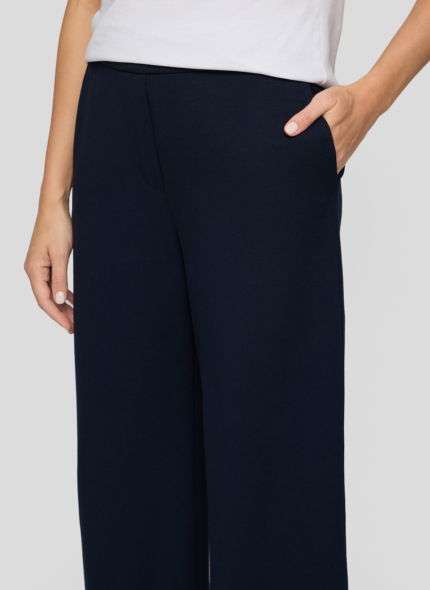 Rabe Stoffhose  7/8-Länge, mit weitem Bein