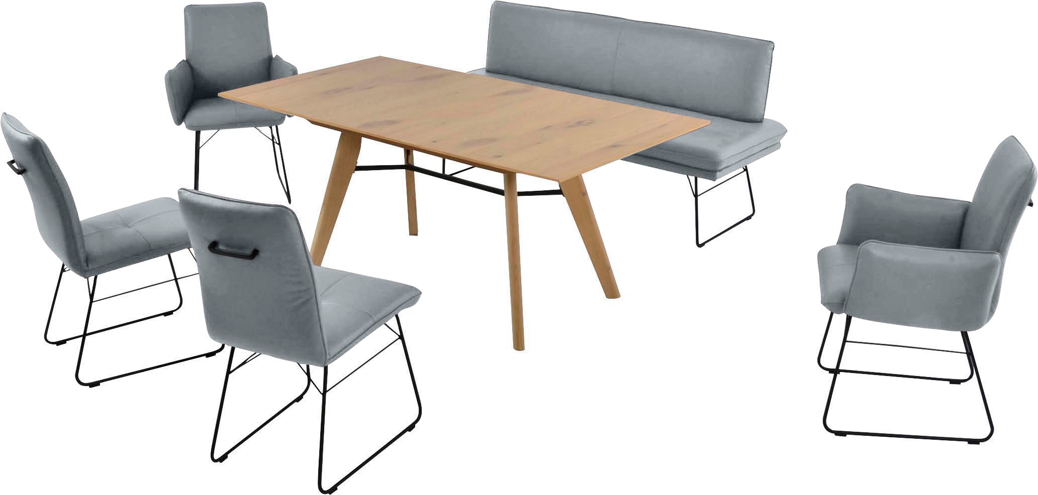 K+W Komfort & Wohnen Essgruppe »Giacomo IV« 6 Stk. tlg. Polsterbank in 2 Gr günstig online kaufen