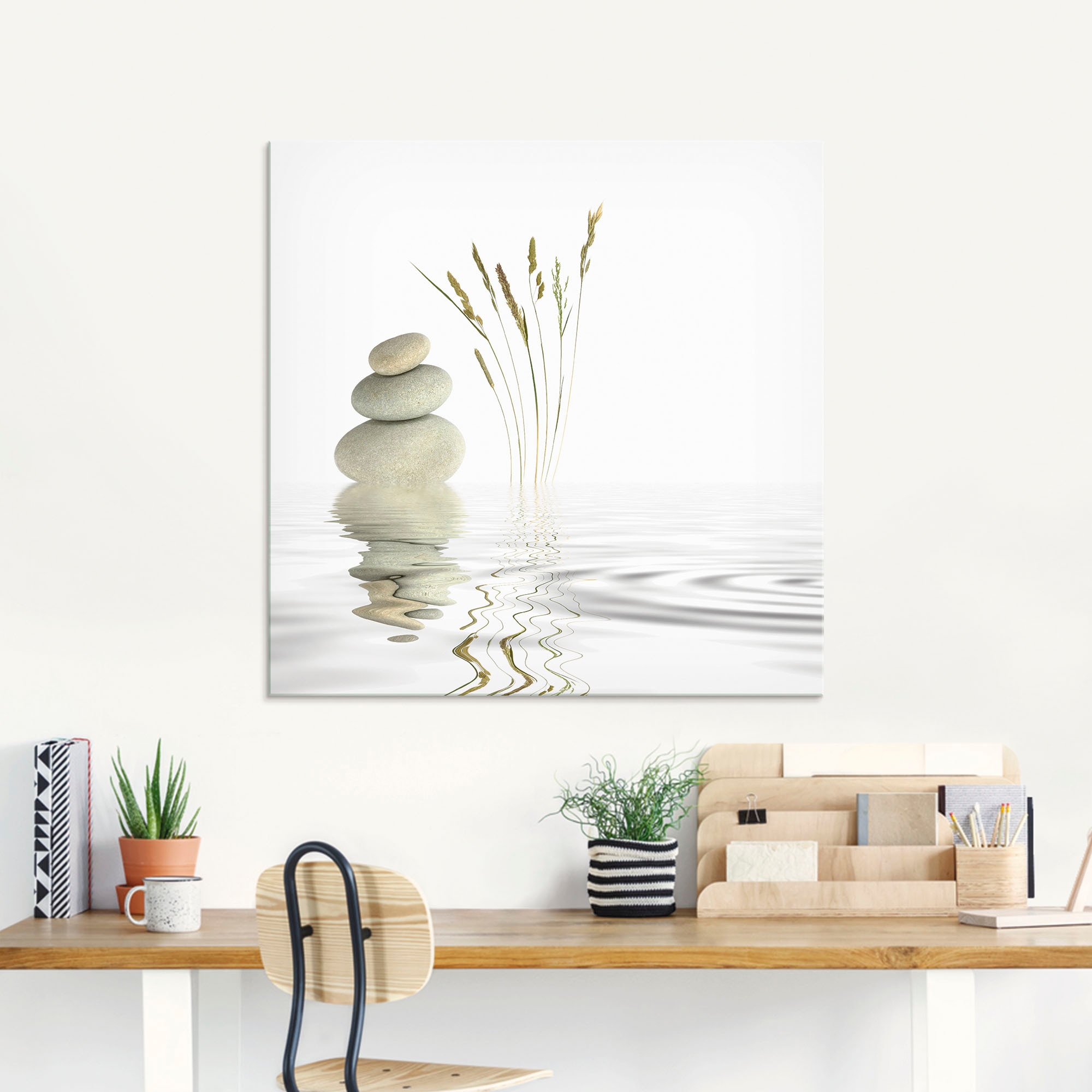 Artland Glasbild »Zen Friede« Zen 1 Stk. tlg. in verschiedenen Größen günstig online kaufen