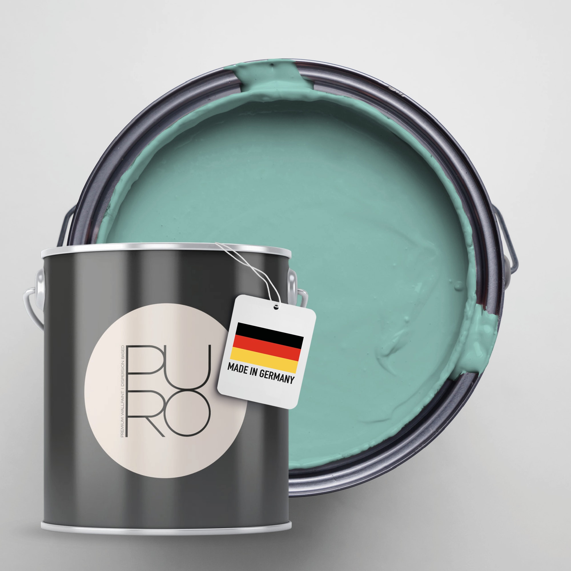 A.S. Création Wandfarbe »Premium Innenwandfarbe PURO Tuchmatt emerald green« ideal für Wohnzimmer, Schlafzimmer, Flur und Küche, Farbwelt Grün