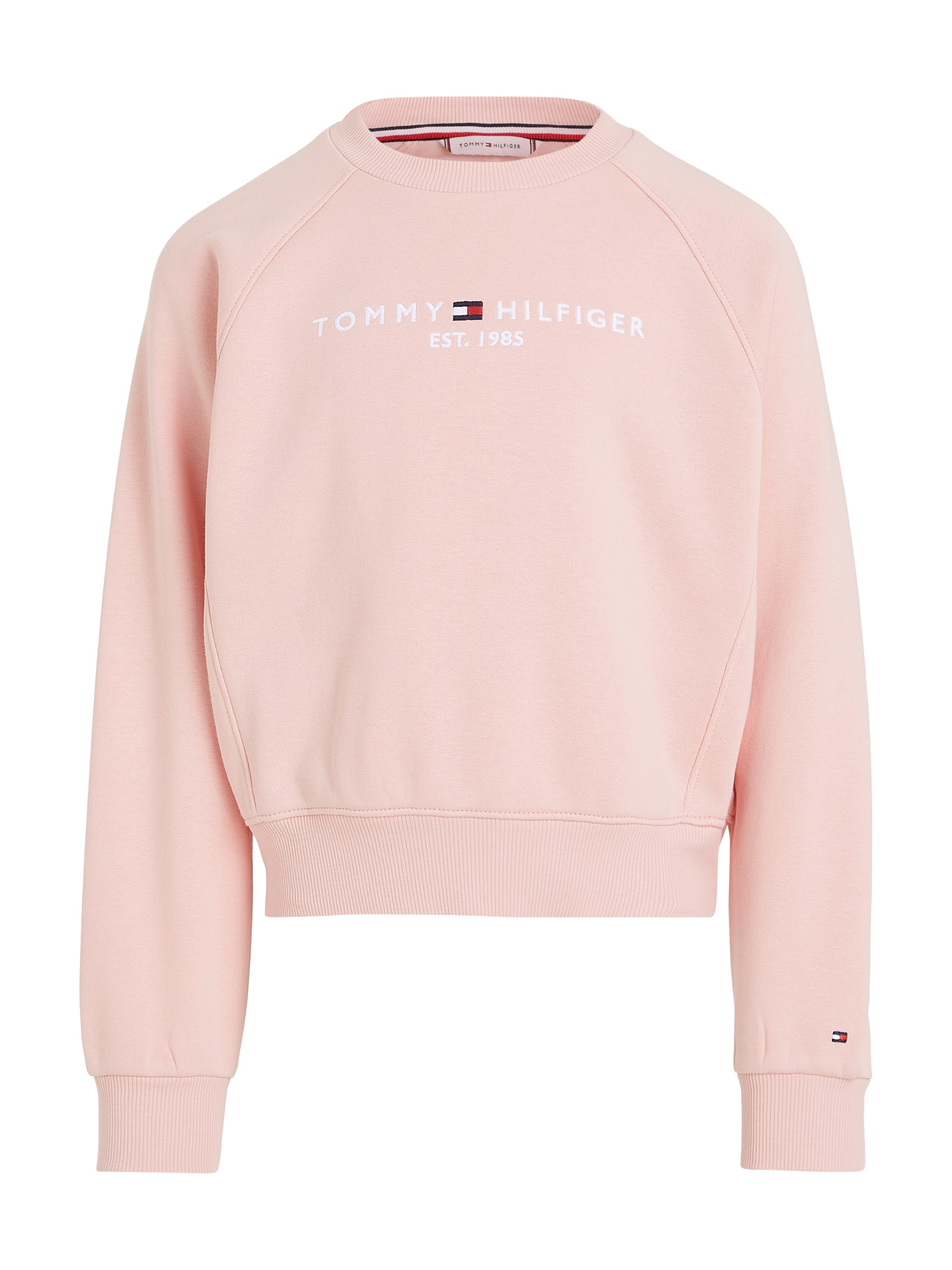 Tommy Hilfiger Sweatshirt »ESSENTIAL EMBROIDERED FLEECE CN«, Baby bis 2 Jahre