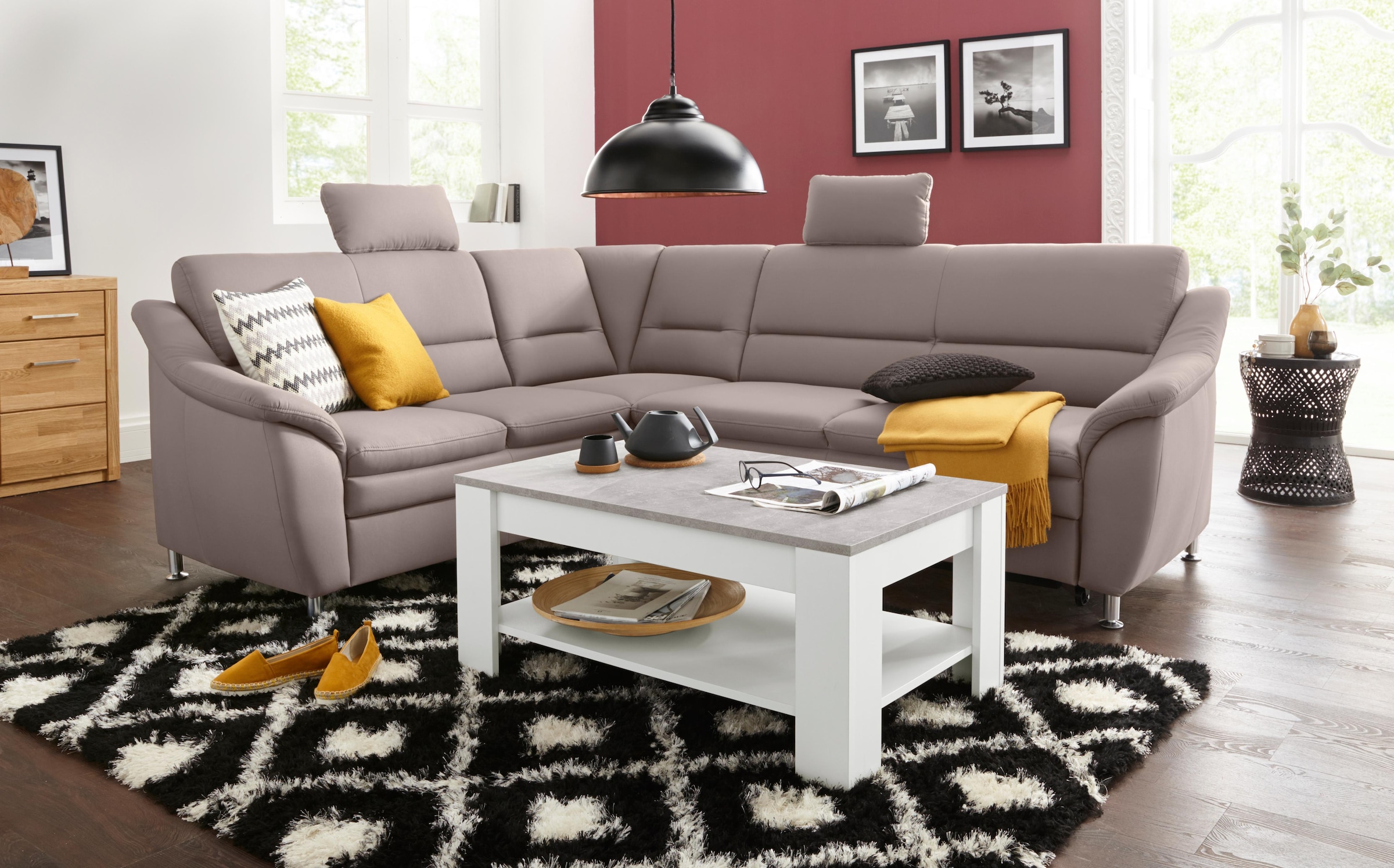Homexperts Couchtisch »Zabona«, mit Ablageboden