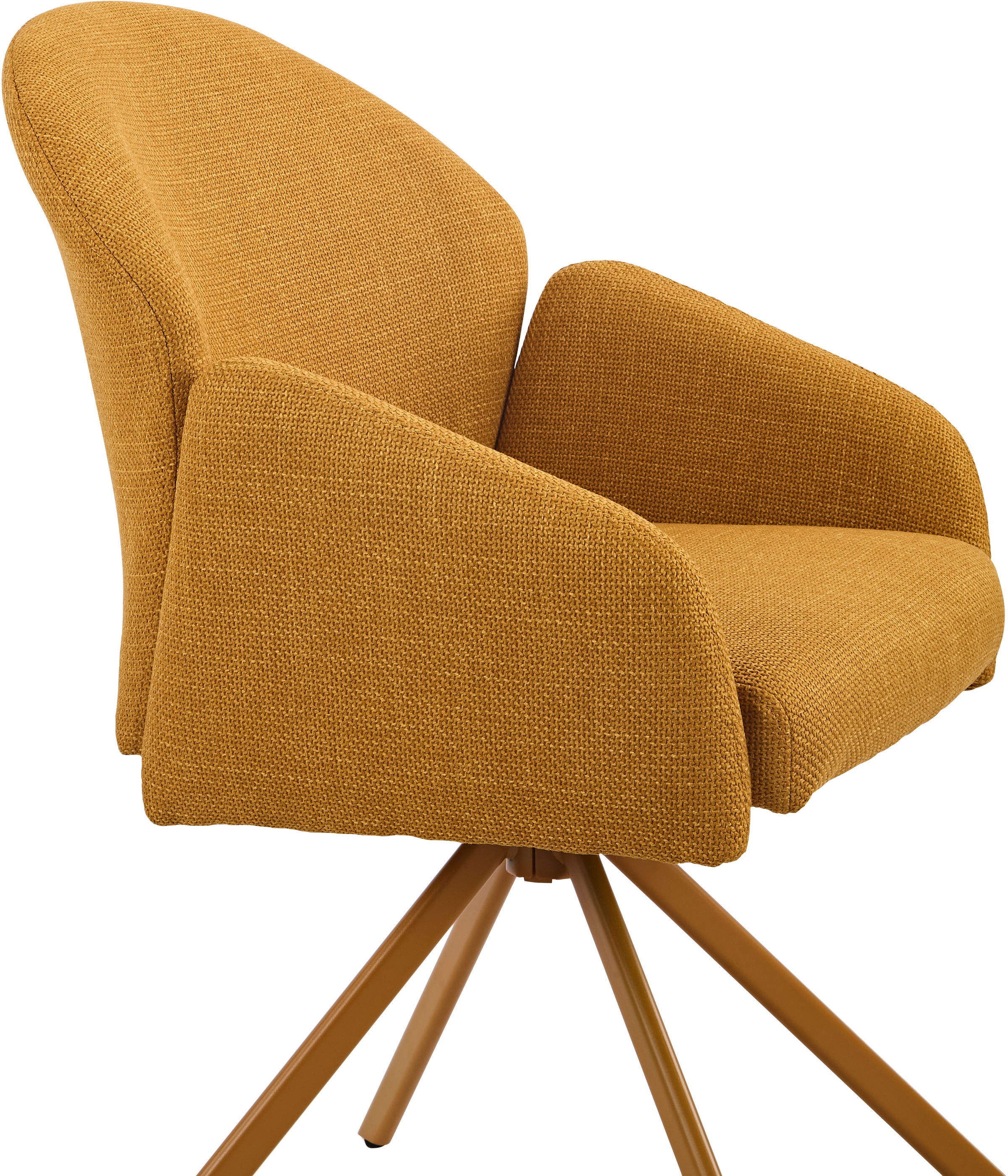 HELA Armlehnstuhl »HOLLY« (Set) 2 Stk.360° drehbar, Armlehnen, Gestell angepasst, Swing Back Komfortrücken