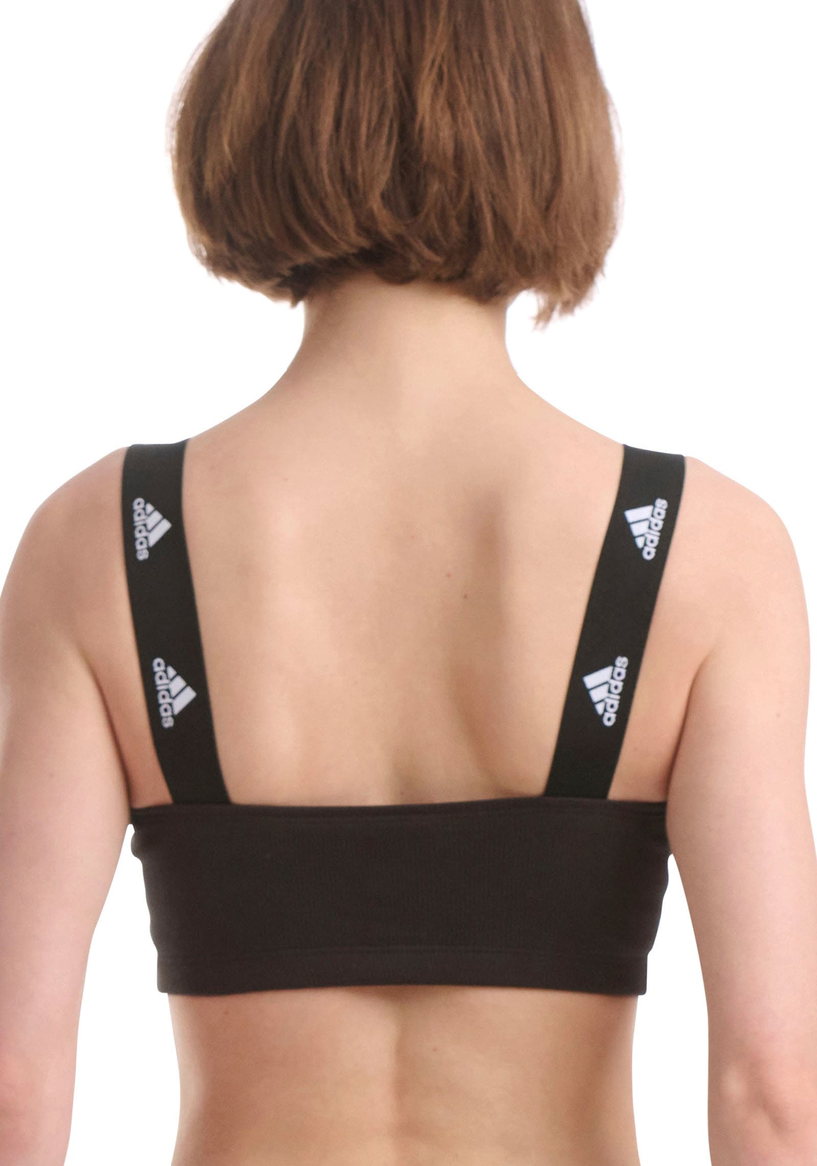 adidas Sportswear Bandeau-BH, mit logogeprägten Trägern