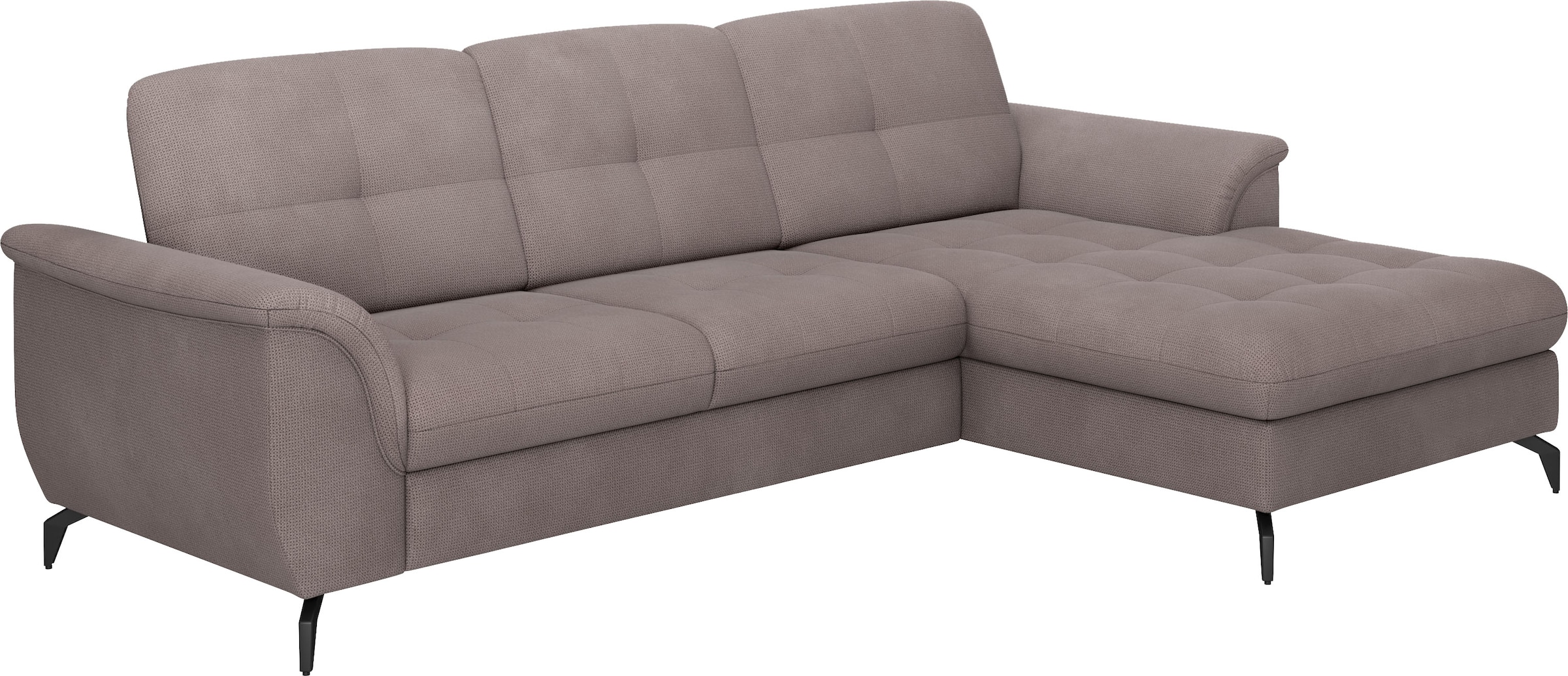 sit&more Ecksofa »Zora L-Form«, wahlweise mit Bettfunktion und Bettkasten
