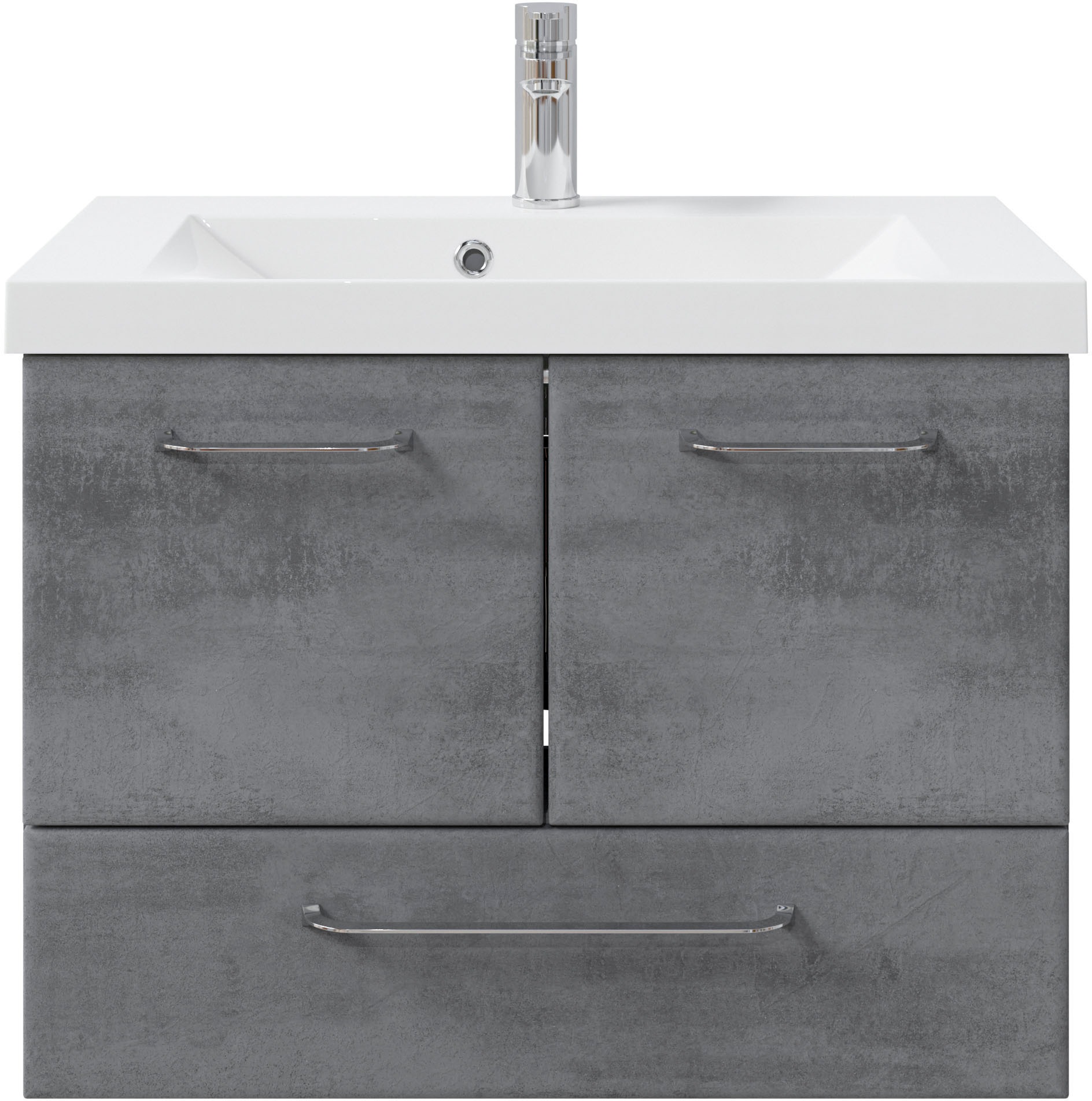 Saphir Badmöbel-Set »Quickset 945 Mineralmarmor-Waschtisch mit Unterschrank günstig online kaufen