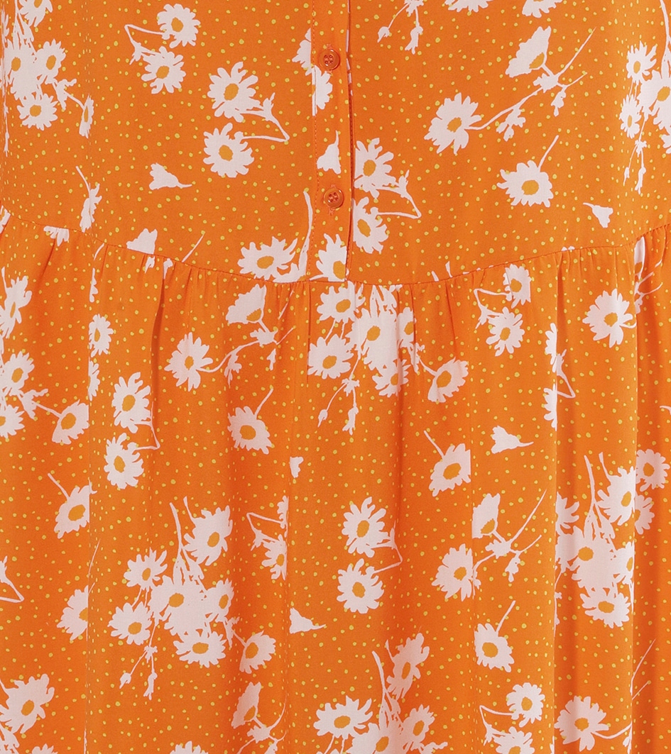 Aniston PLUS Longbluse, mit Blumen und kleinen Pünktchen bedruckt