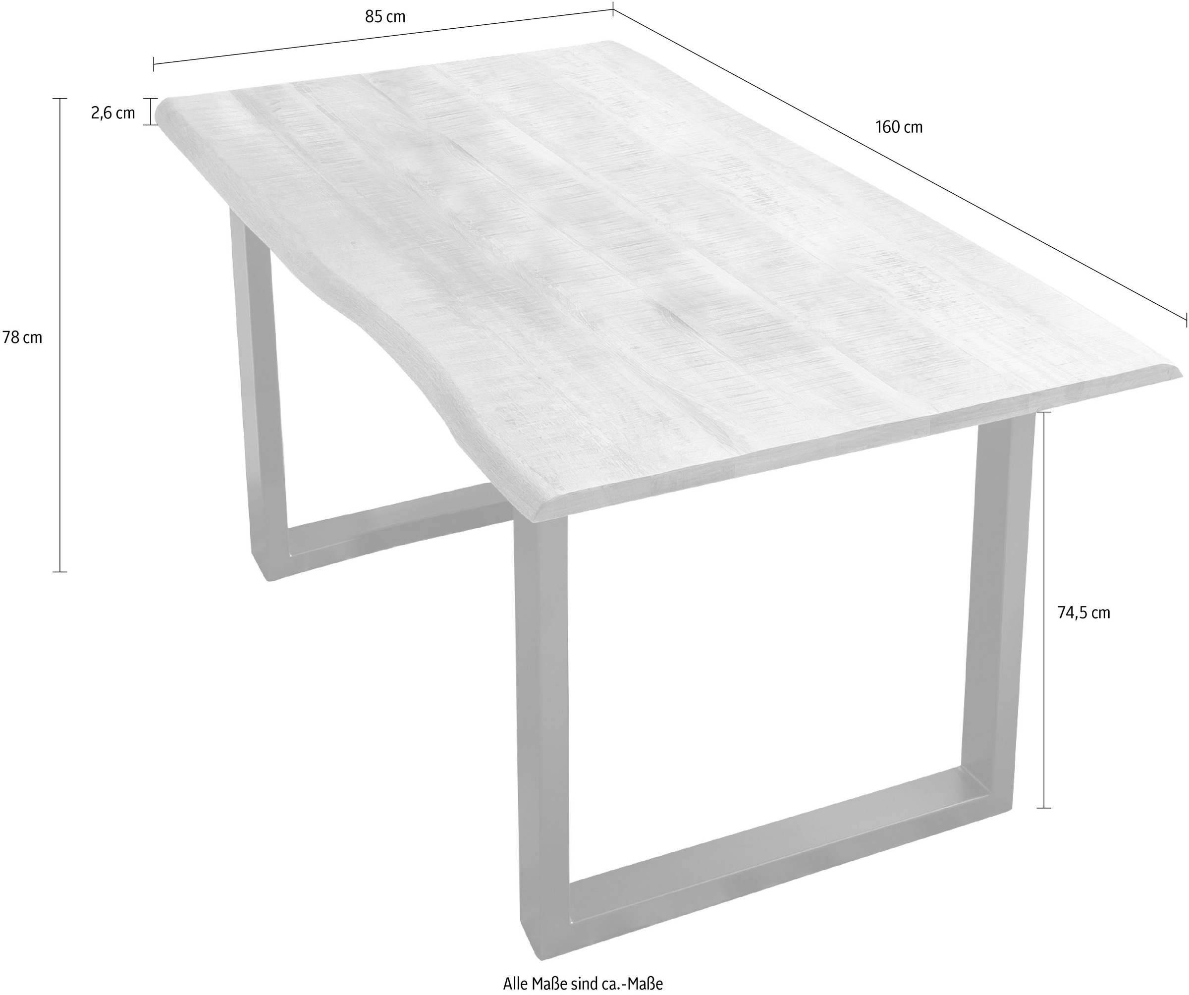 SIT Esstisch, Mangoholz massiv
