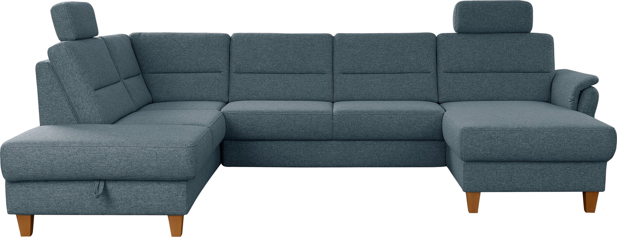 Home affaire Wohnlandschaft »Palmera U-Form, B: 308 cm« optional Bettfunkti günstig online kaufen