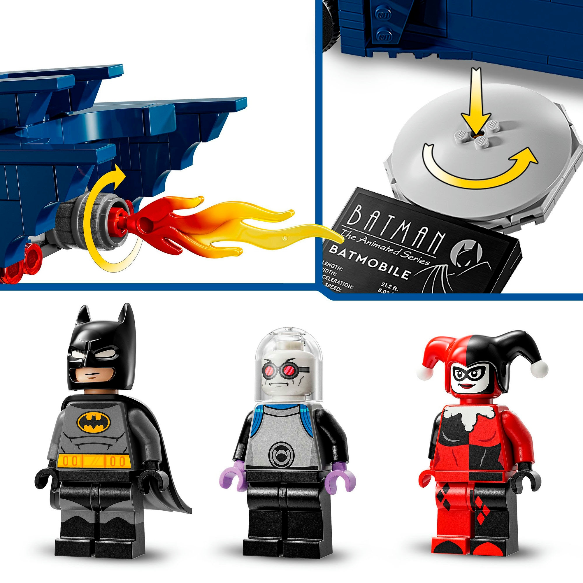 LEGO® Konstruktionsspielsteine »Batman™ im Batmobil™ vs. Harley Quinn™ und Mr. Freeze™ (76274)«, (435 St.), LEGO Super Heroes; Made in Europe