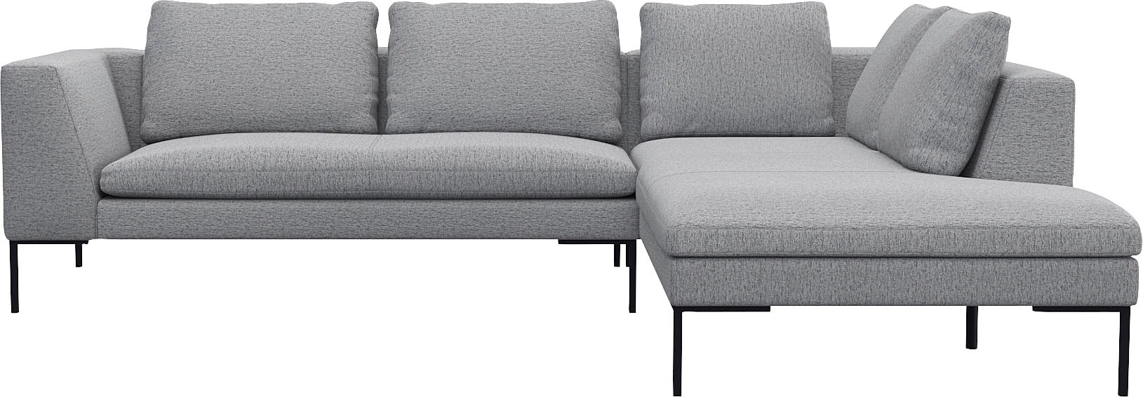 FLEXLUX Ecksofa »Loano, superbequemer Sitzkomfort durch Kaltschaum im Sitz« günstig online kaufen