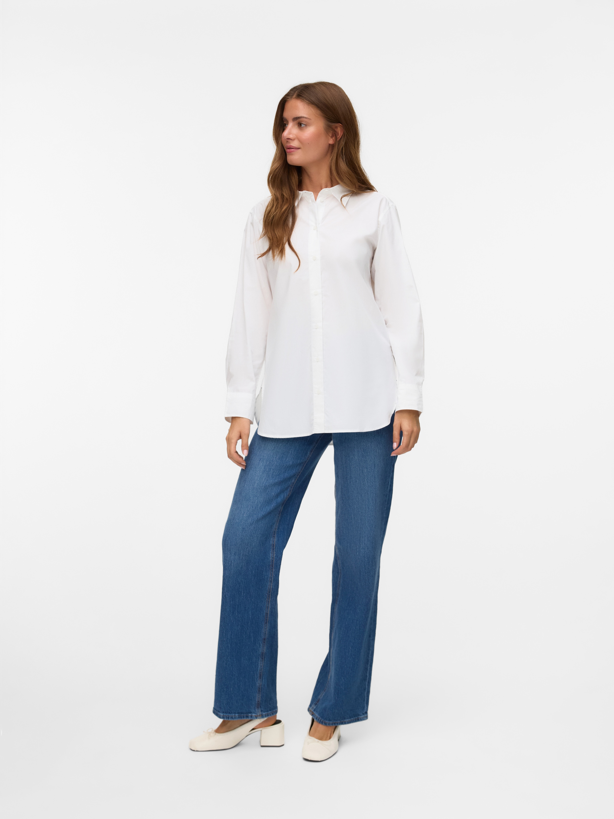 Vero Moda Hemdbluse »VMELINA LS SHIRT WVN NOOS«