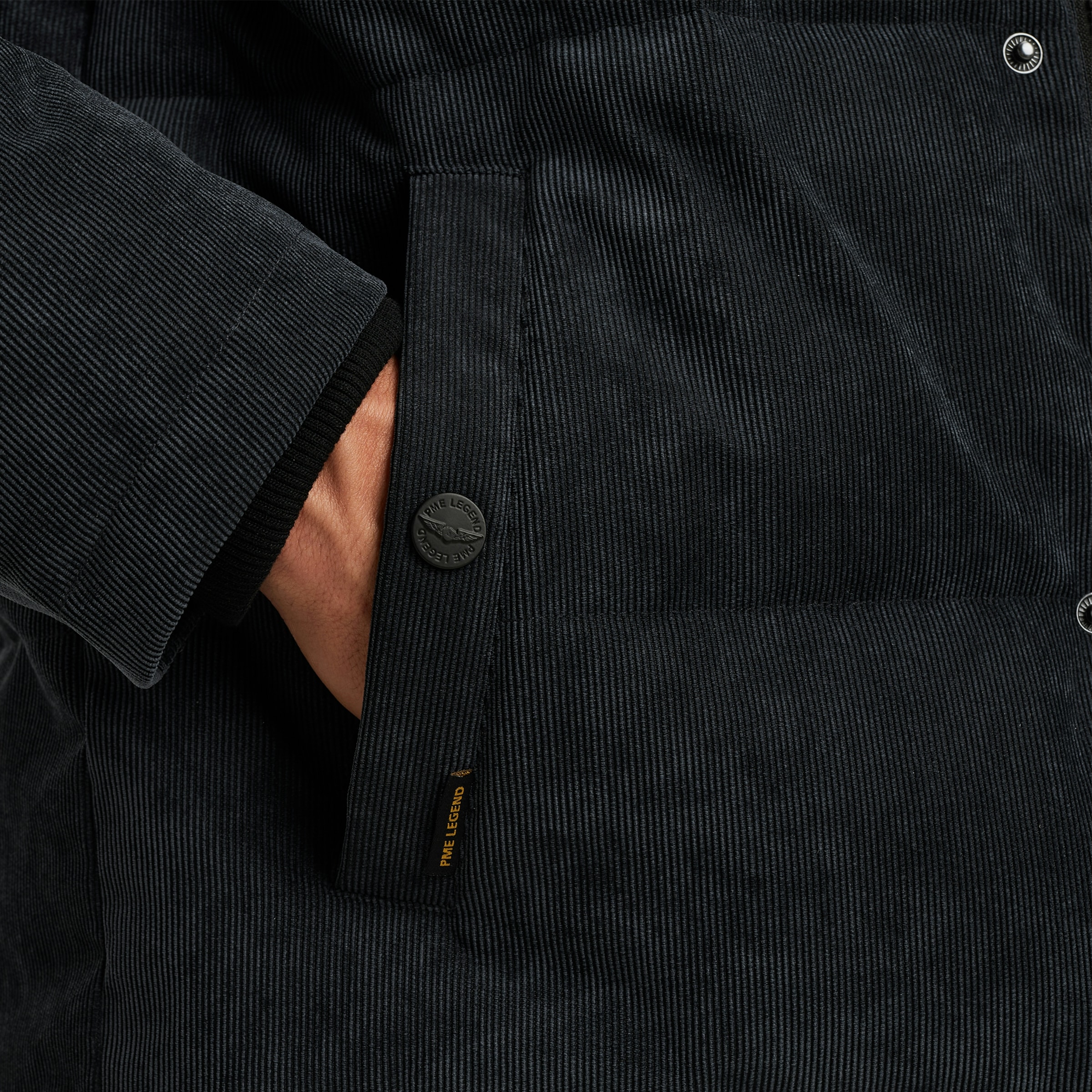 PME LEGEND Cordjacke »GOBBLER« mit Kapuze Ärmelabschluss mit Windstopper