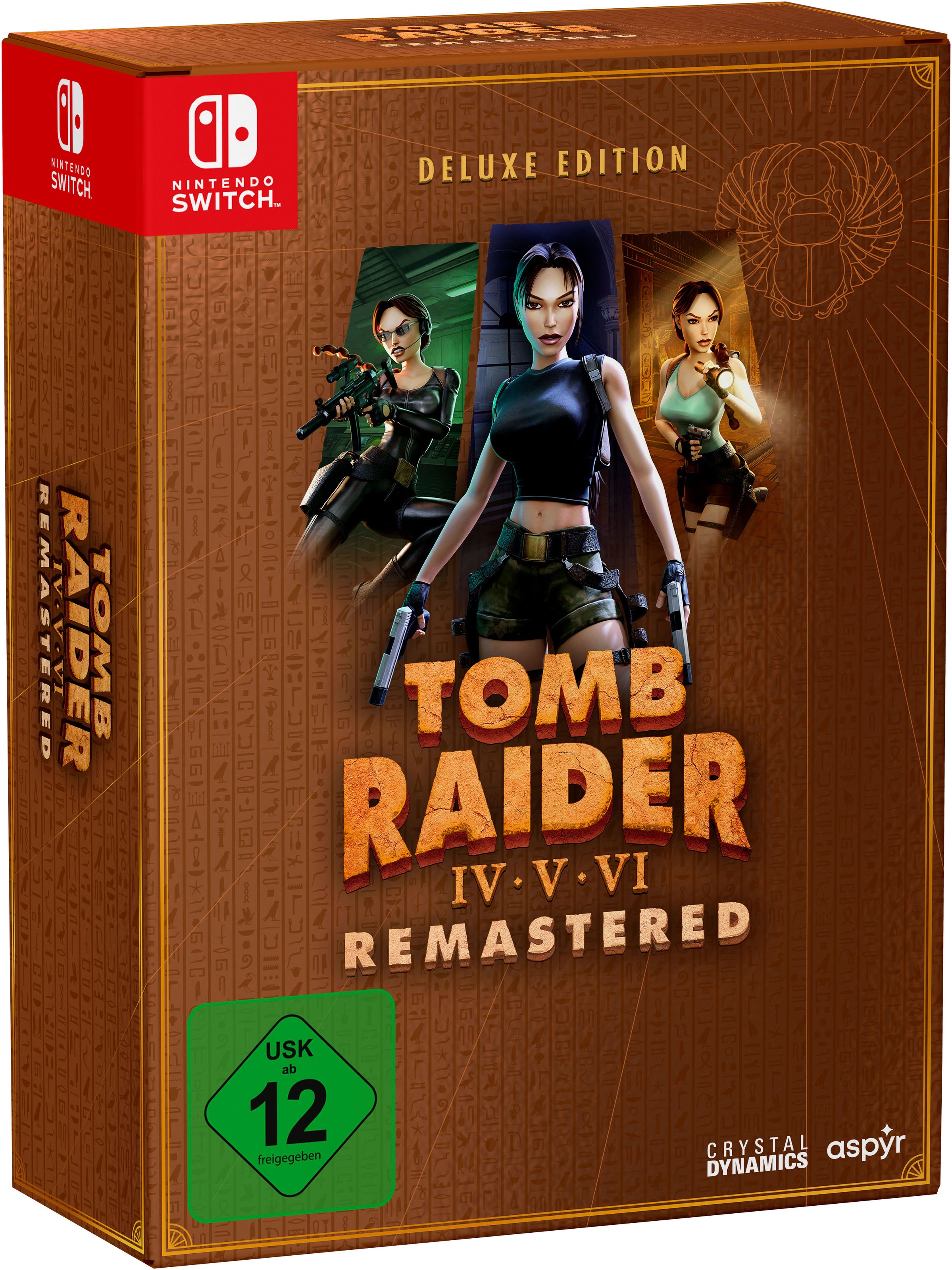 Aspyr Media Spielesoftware »Tomb Raider IV-VI Remastered Starring Lara Croft: Deluxe Edition«, Nintendo Switch 2