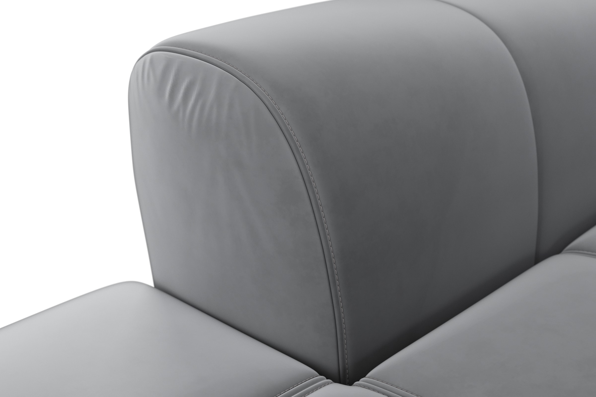 sit&more Wohnlandschaft »Bendigo U-Form«, inklusive Sitztiefenverstellung, Bodenfreiheit 12 cm, in 2 Fußfarben