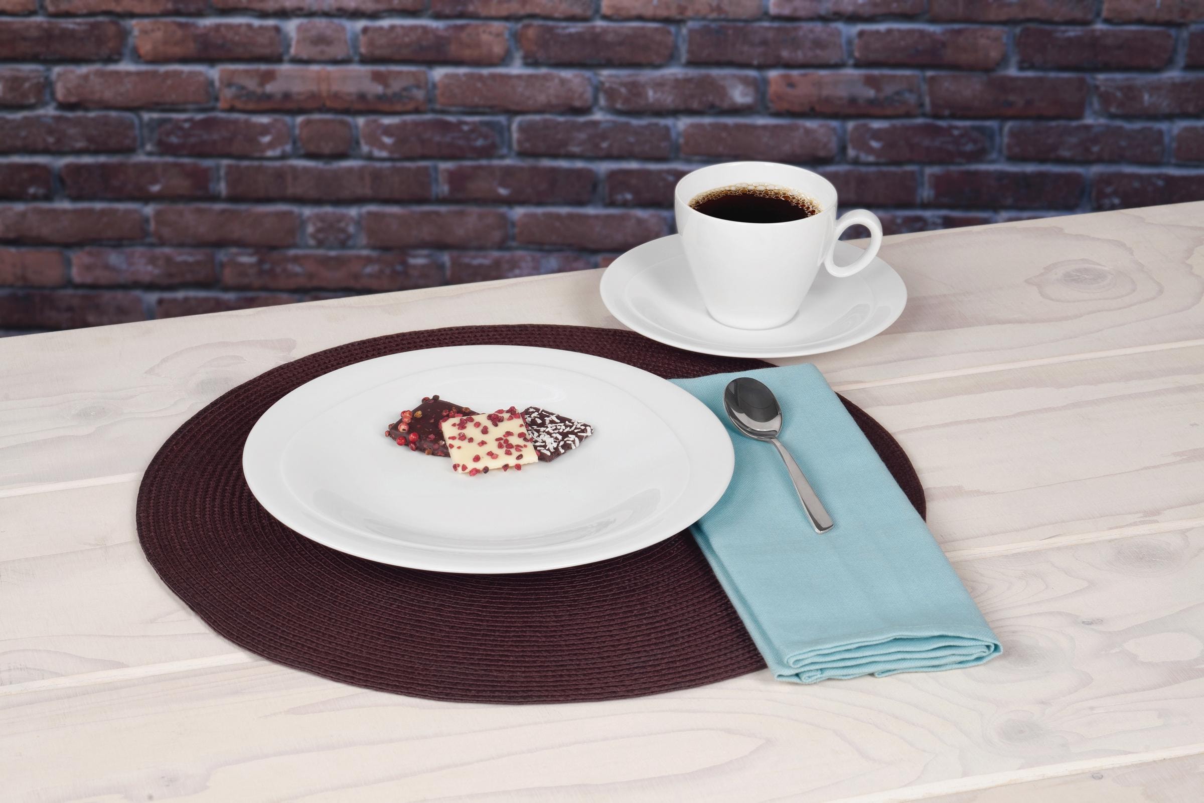 Seltmann Weiden Kaffeeservice »Geschirr-Set, Service Trio«, (Set, 18 tlg.), Tassen, Teller, Untertassen, Made in Germany, 18 Teile, für 6 Personen