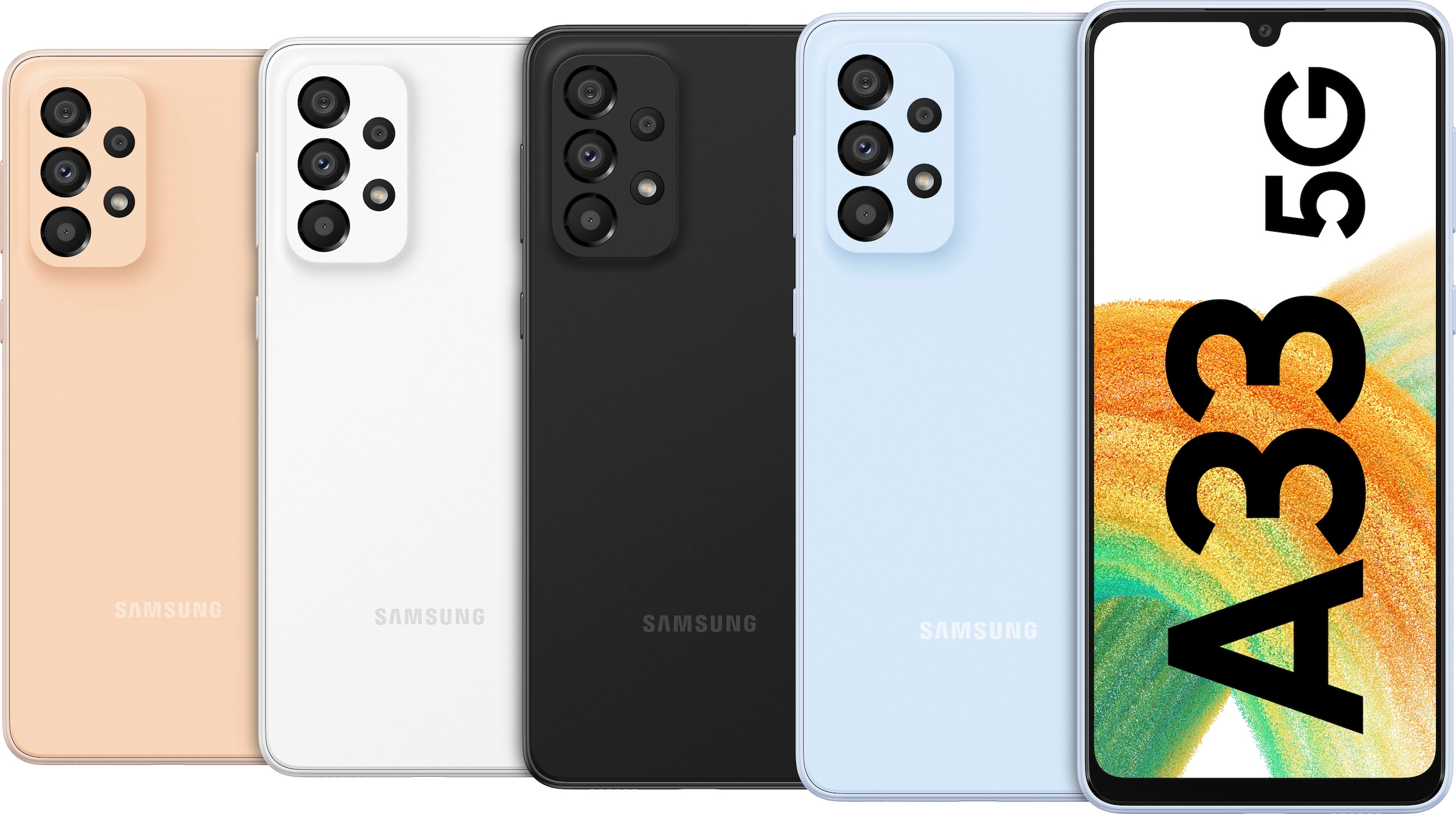 Samsung Smartphone »Galaxy A33 5G«, Awesome Black, 16,21 cm/6,4 Zoll, 128  GB Speicherplatz, 48 MP Kamera online kaufen
