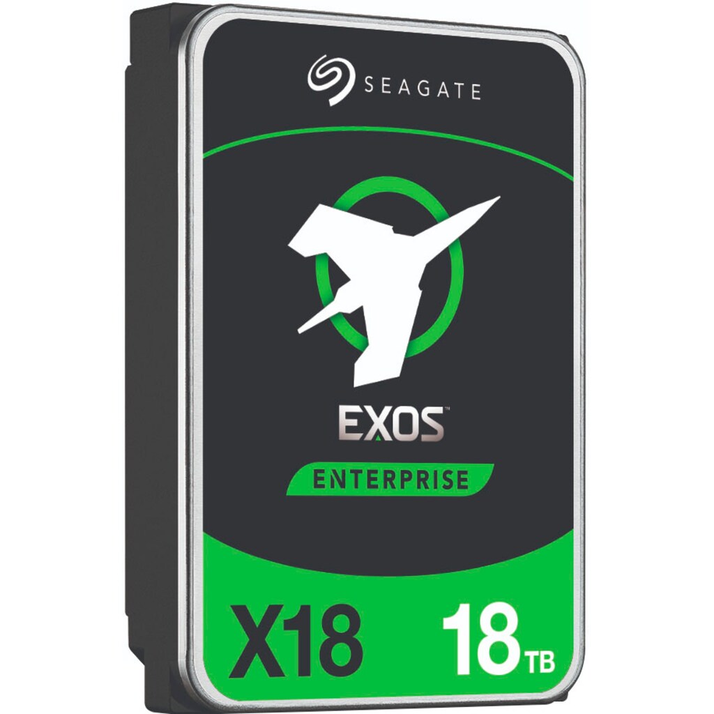 Seagate HDD-Festplatte »Exos X18 18TB SATA 512E/4KN«, 3,5 Zoll