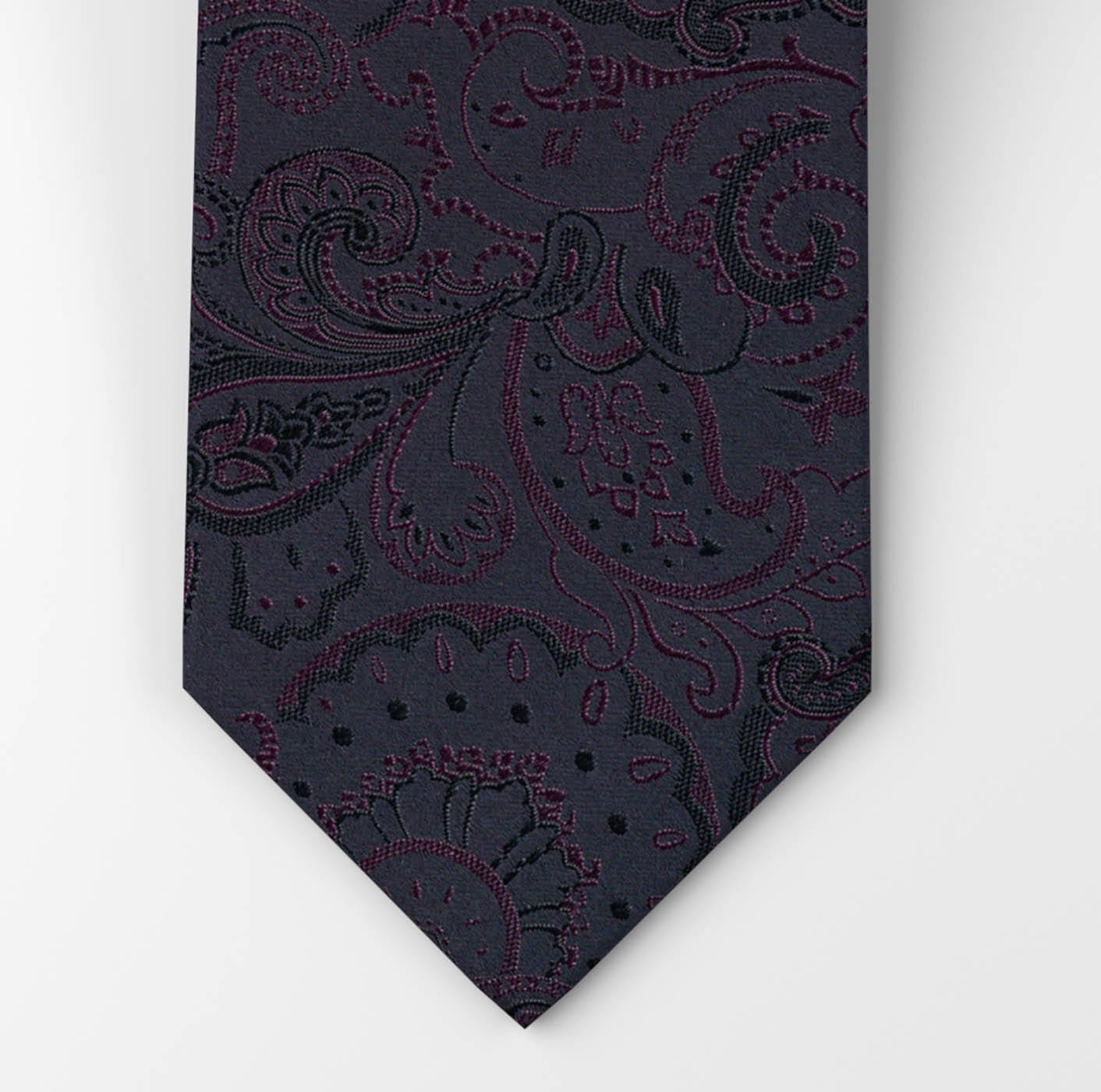 OLYMP Krawatte reine Seide, modisches Muster, 6,5 cm