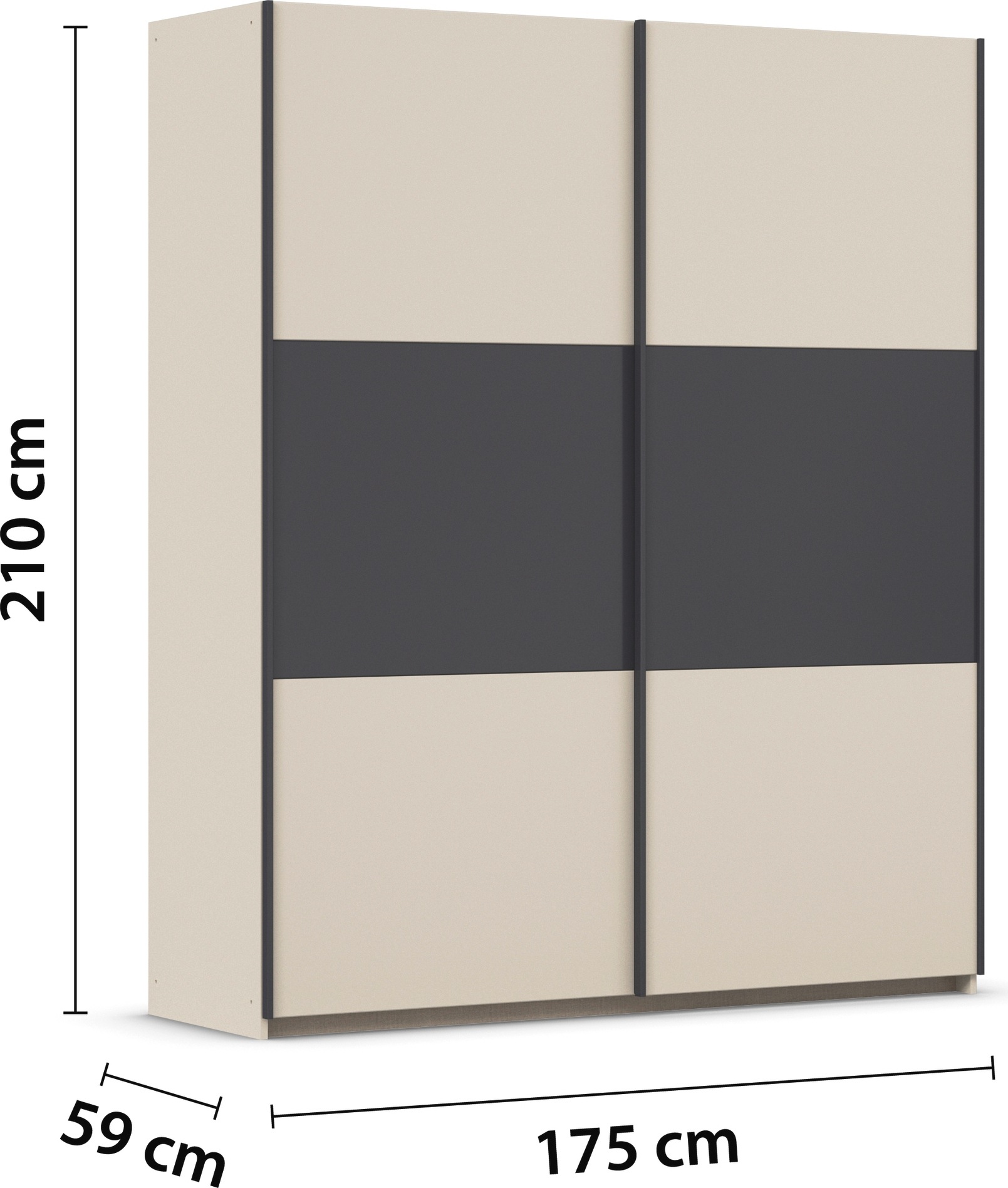 rauch Schwebetürenschrank »Kleiderschrank Schrank Garderobe Garderobenschrank Wäscheschrank NEO«, (in 3 verschiedenen Ausstattungen BASIC/CLASSIC/PREMIUM), mit großzügigem Stauraum und vielfältigen Farbkombinationen